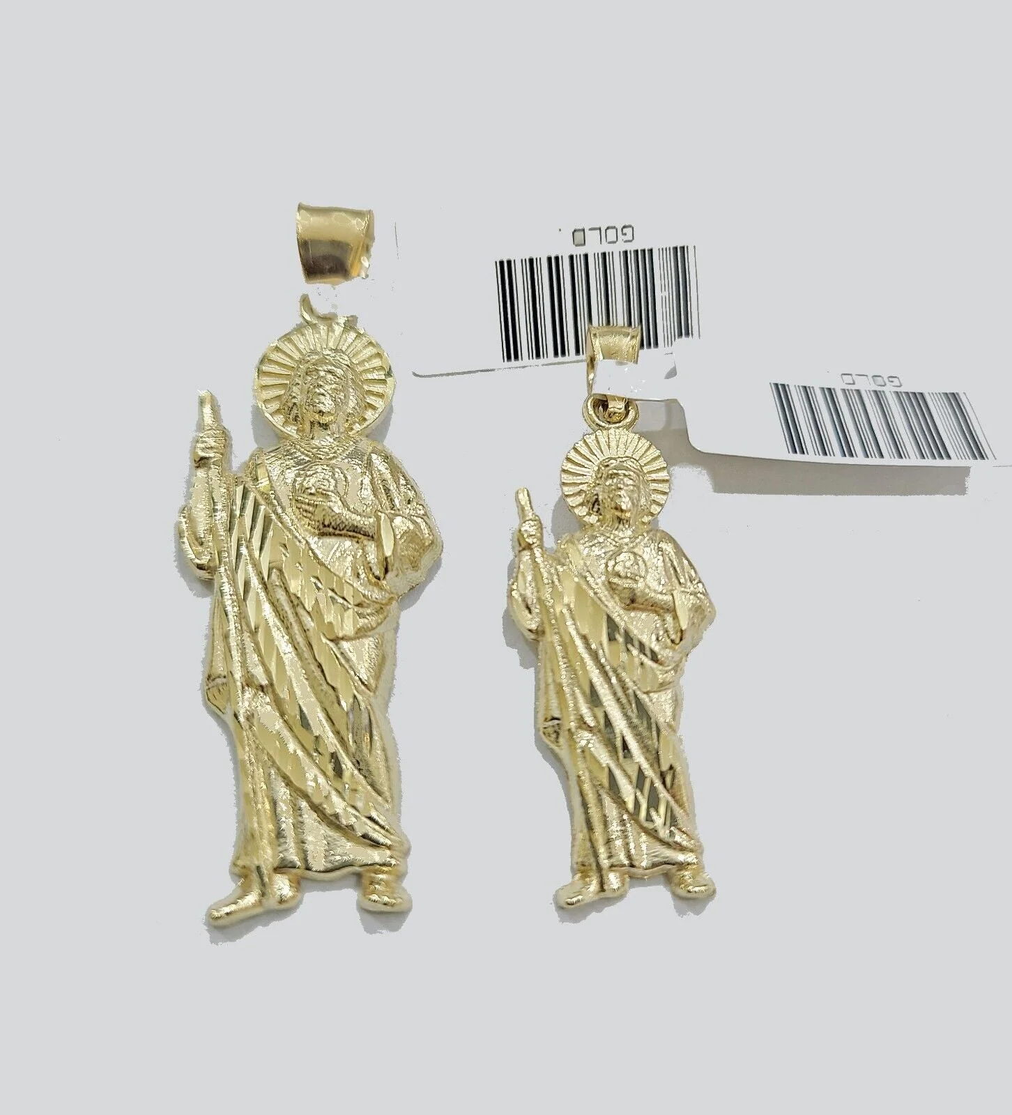 Real 10K Yellow Gold Juda Charm for 1-1.5'' inches Gold Pendant - Image 4