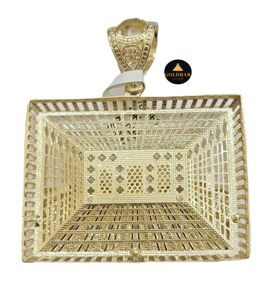 Real 10k Yellow Gold last supper Charm Pendant For Men's 2" Inch For Chain,10KT - Image 4
