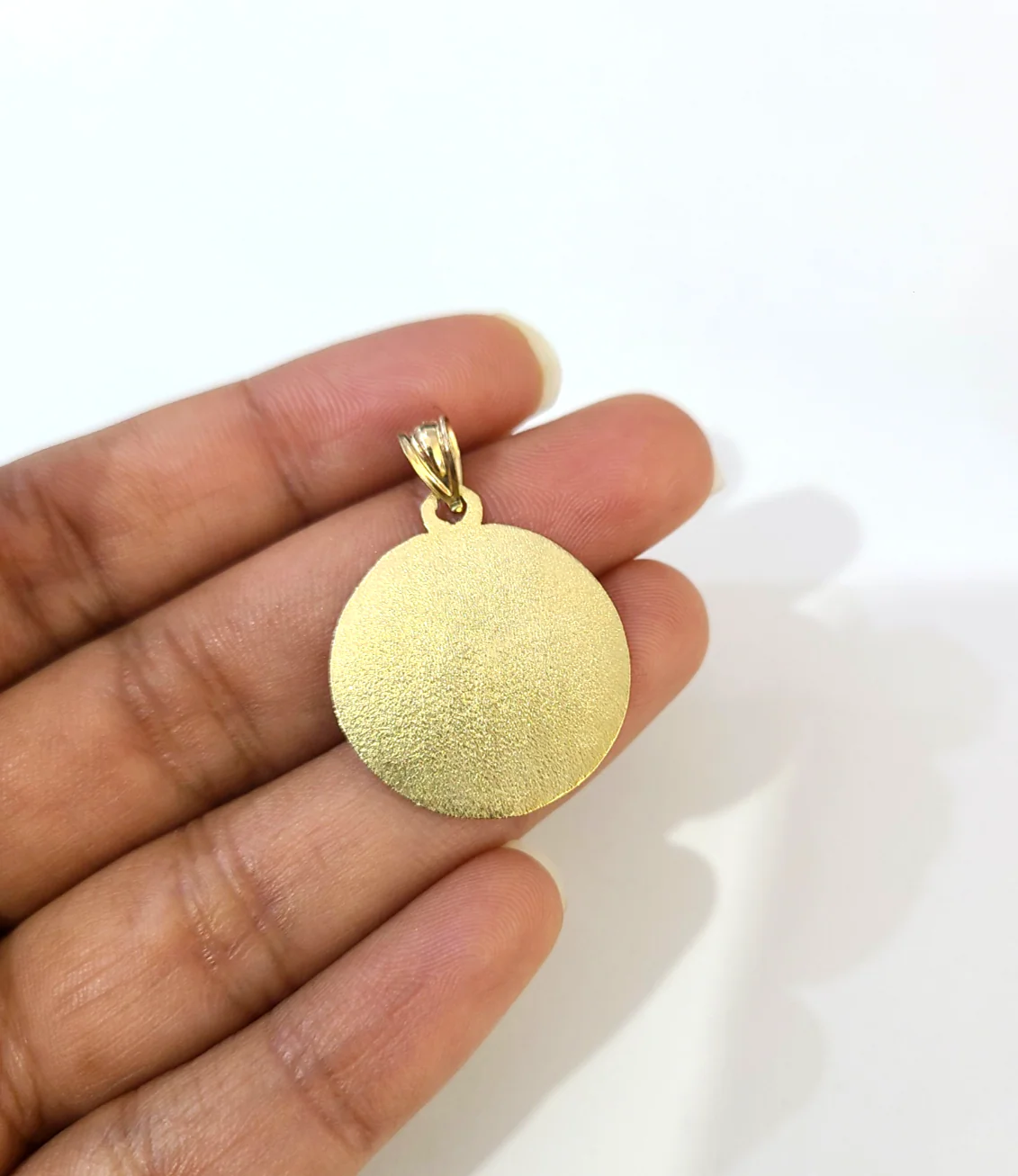 Real 10K  Yellow Gold Masonic Freemason Medal Pendant Charm Genuine 10kt - Image 5
