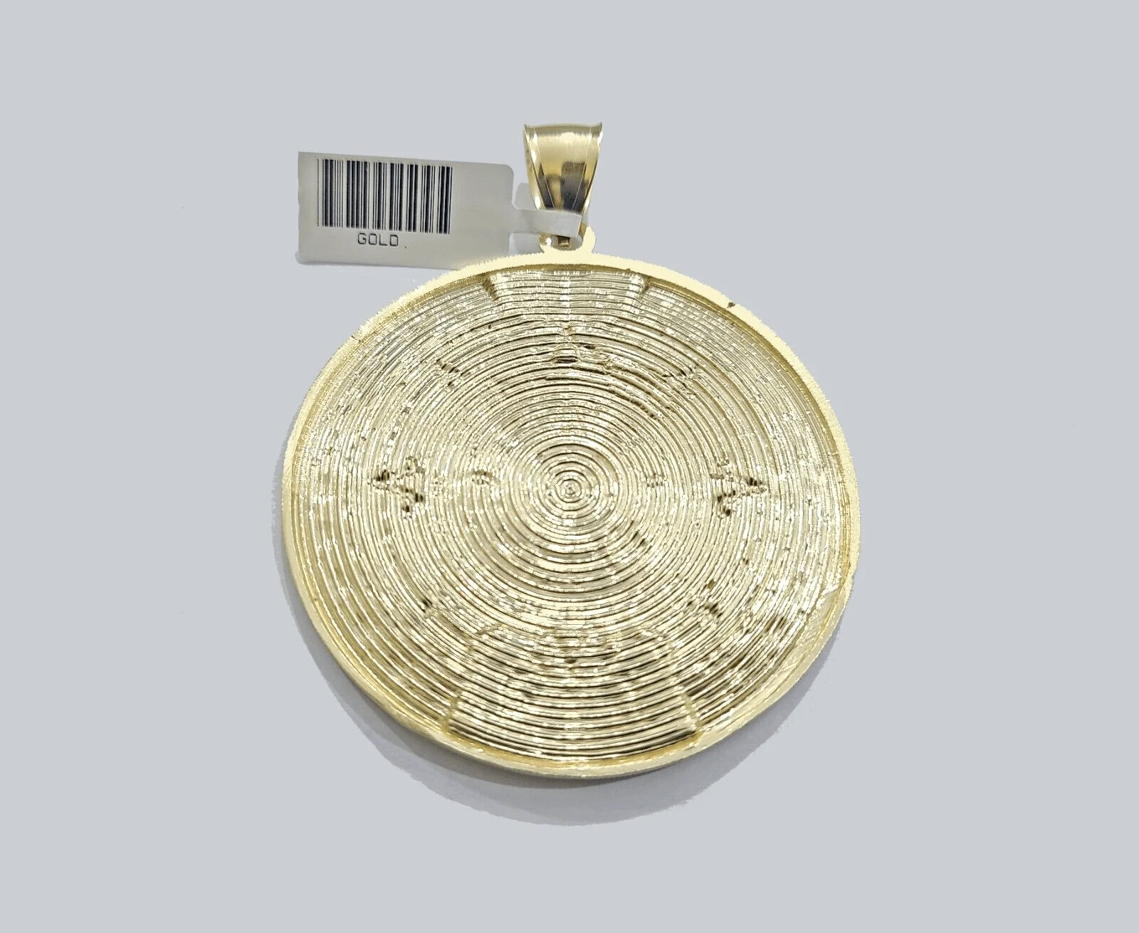 Real 10k Yellow Gold  Mayan Calendar Charm Pendant 10kt for Chain - Image 6