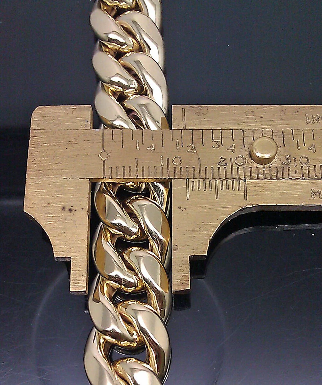 Real 10k Yellow Gold Men 11mm Miami Cuban Bracelet Box Lock 9" - Image 7