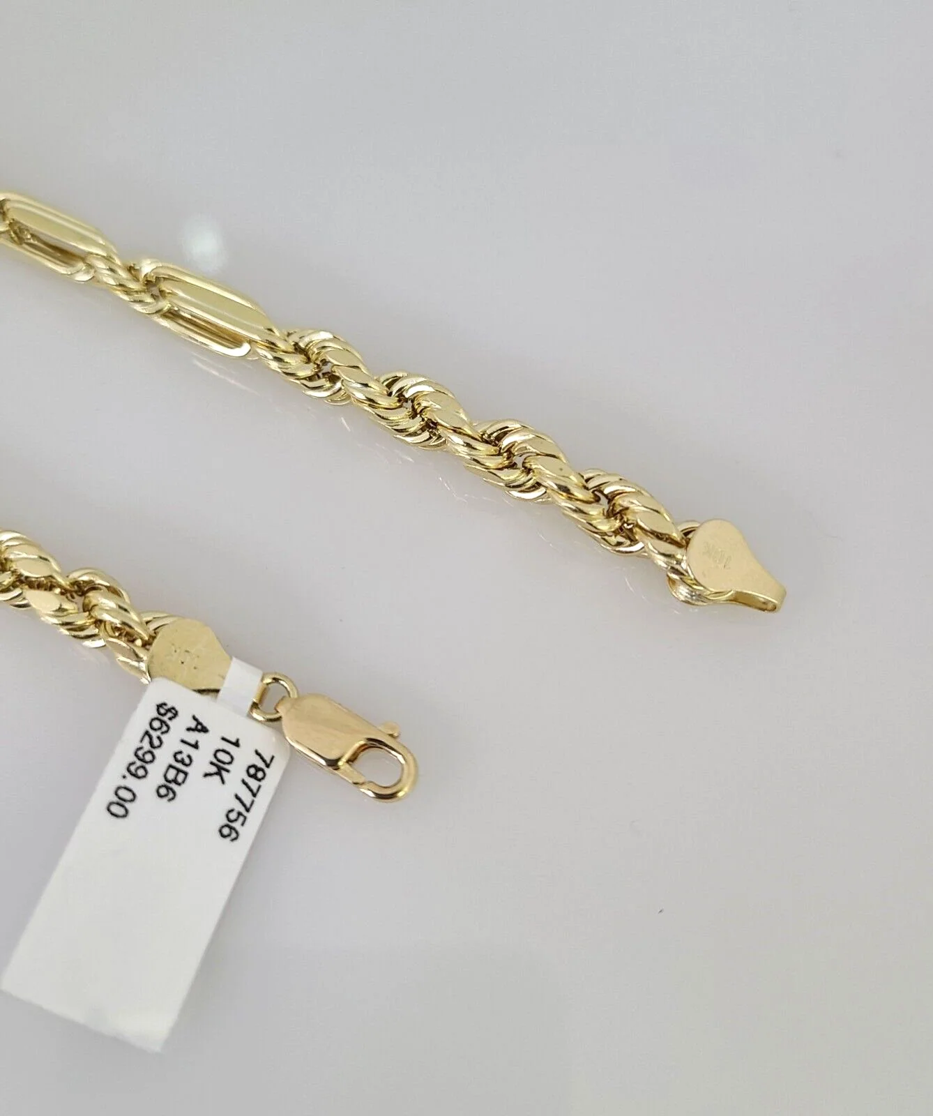 Real 10k Yellow Gold Milano Rope Chain Necklace 18"-30" Inches 6mm 10kt - Image 5