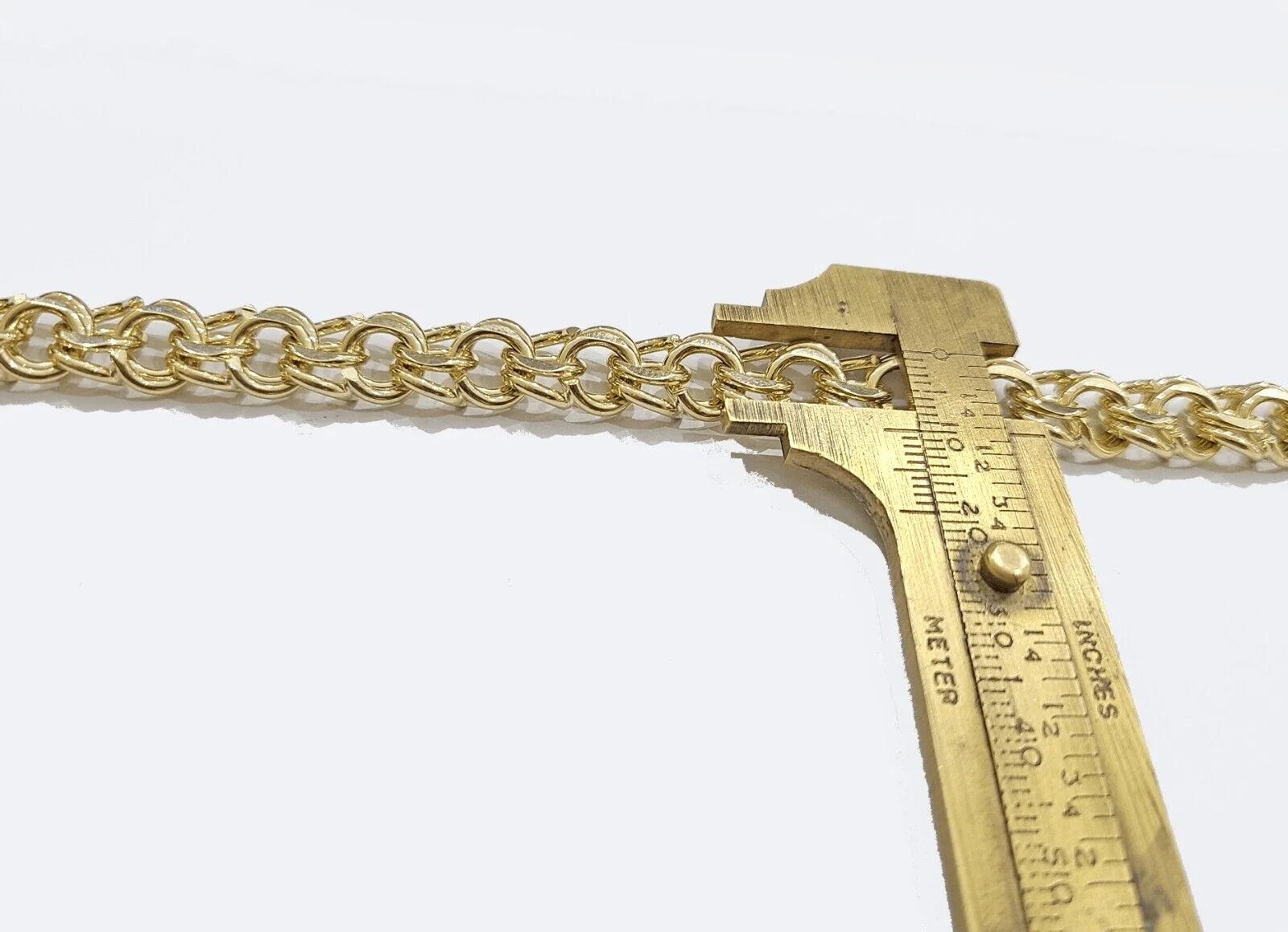 Real 10k Yellow Gold Necklace 10mm Chino Chain 26'' inches Unisex - Image 5