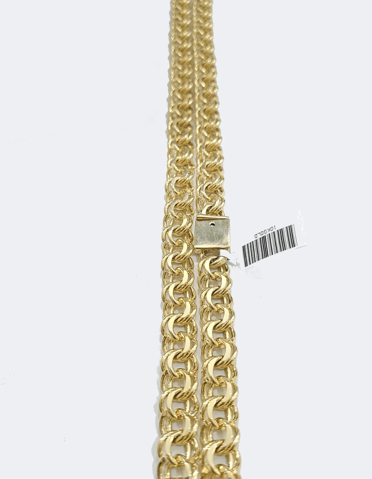 Real 10k Yellow Gold Necklace 10mm Chino Chain 26'' inches Unisex - Image 6