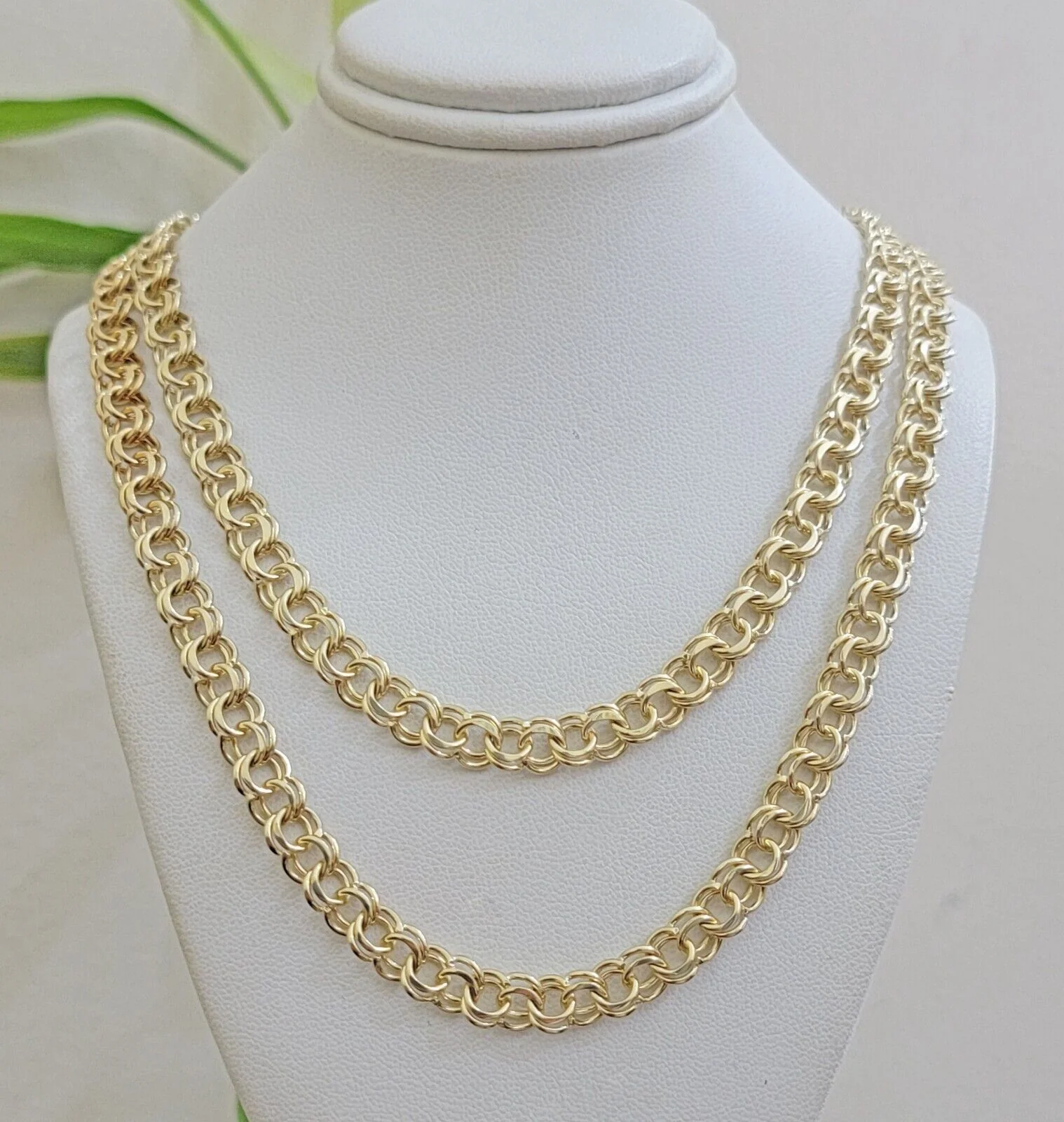 Real 10k Yellow Gold Necklace Chain Chino Link 6mm SOLID 18 - 26 Inch Mens 10Kt - Image 13