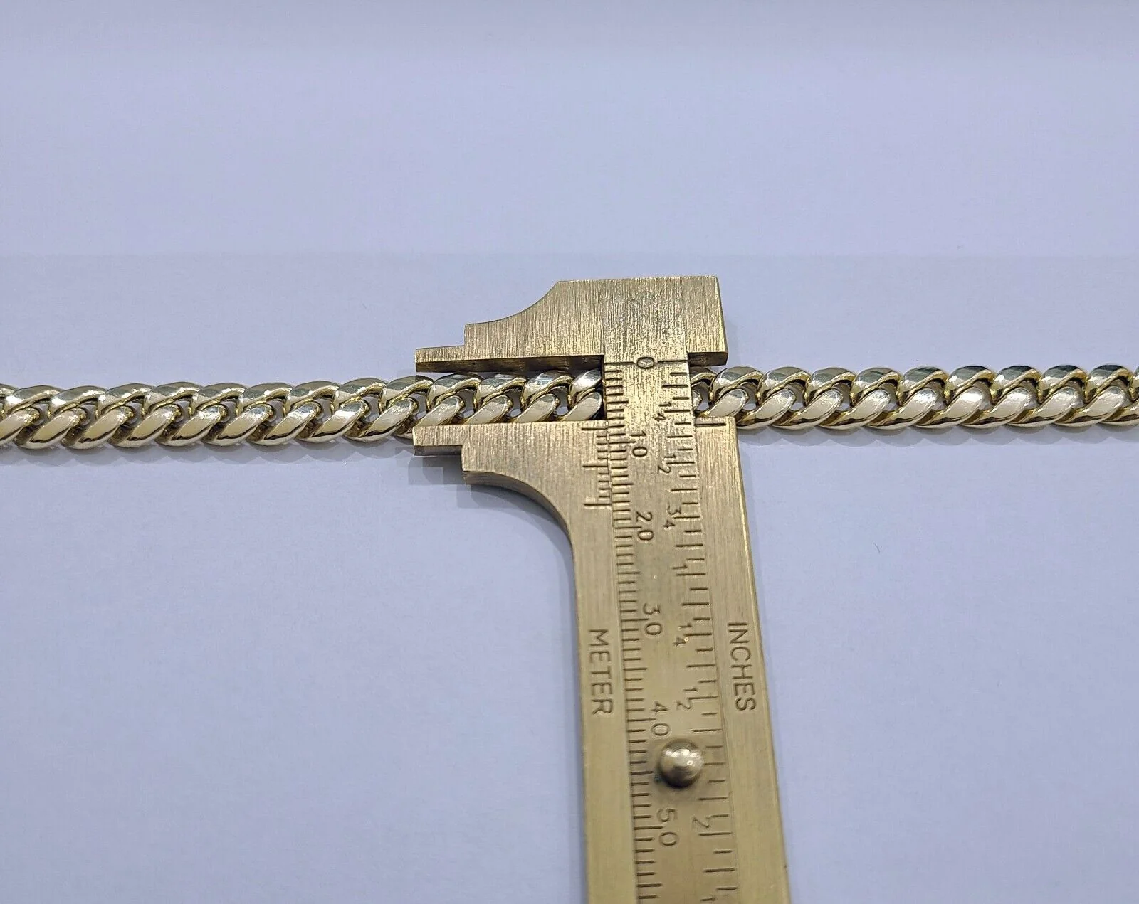 Real 10k Yellow Gold Necklace Miami Cuban Chain 8mm 26" inch 10kt Men's Chain - Image 4