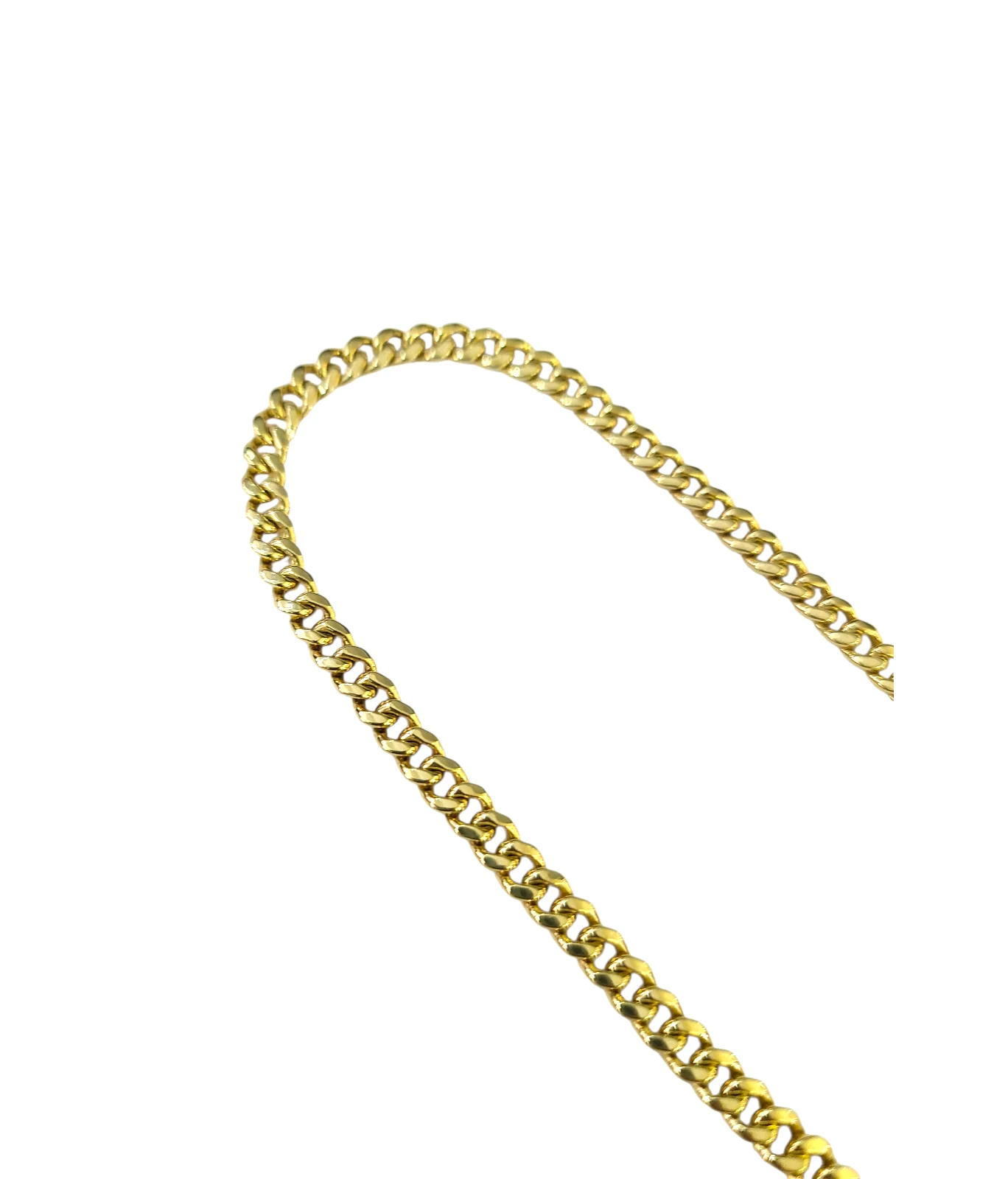 Real 10k Yellow Gold Necklace Miami Cuban Link Chain 18 Inch 2mm 10KT - Image 5