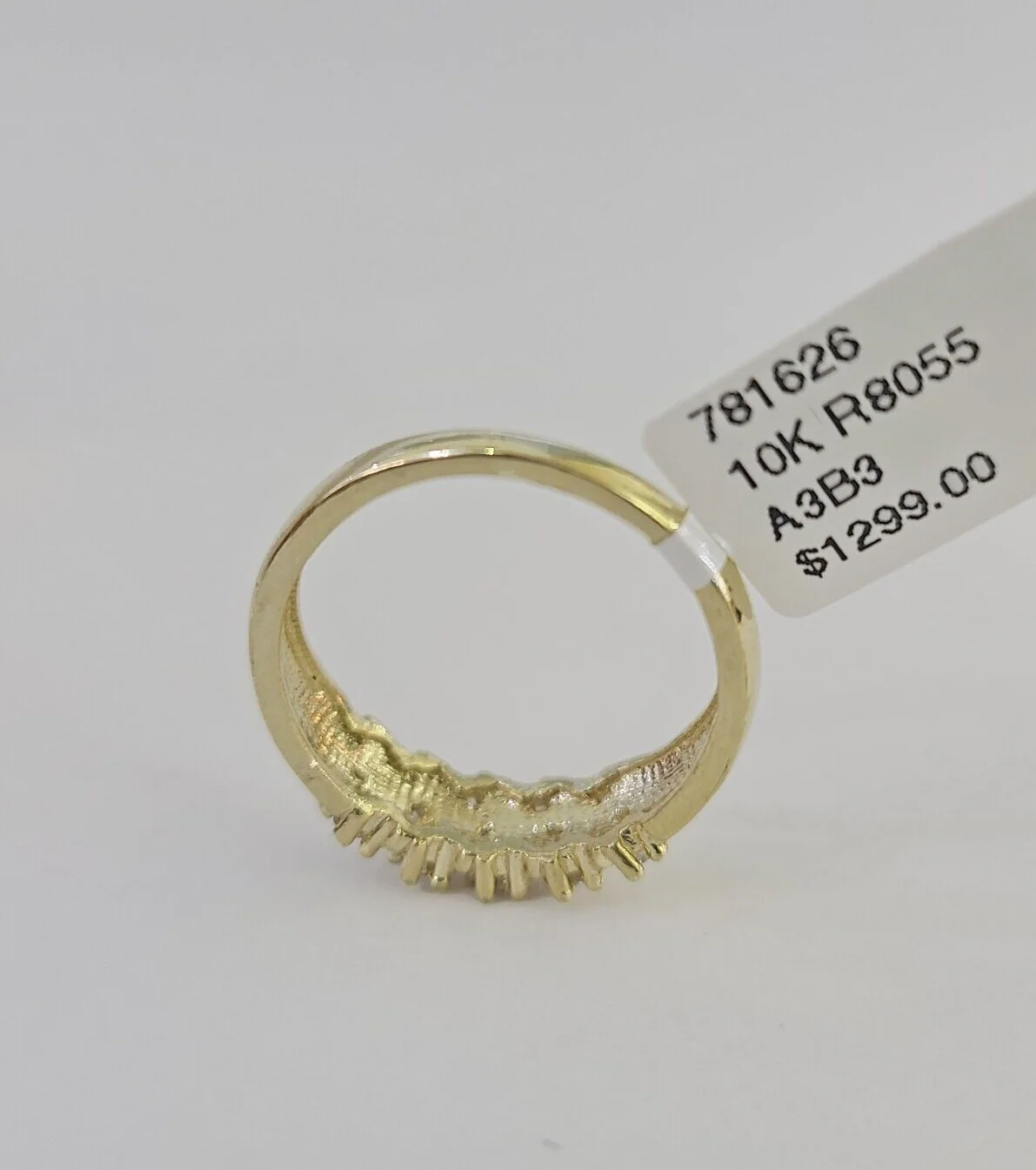 Real 10k Yellow Gold Ring Wedding Engagement Casual 10Kt Genuine Ring Sizes 6,7,8,9,10,11 & 12 - Image 6