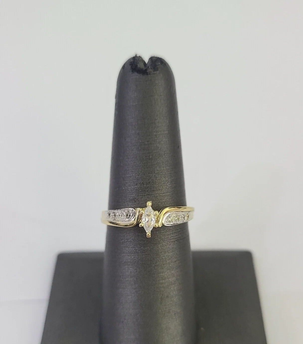 Real 10k Yellow Gold Ring Wedding Engagement Casual 10Kt Genuine Ring Sizes 6,7,8,9,10,11 & 12 - Image 2