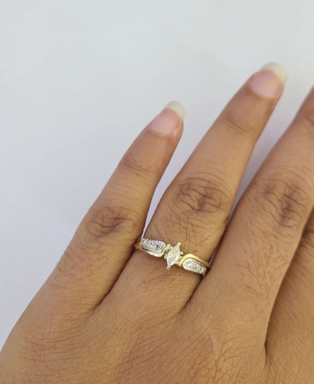 Real 10k Yellow Gold Ring Wedding Engagement Casual 10Kt Genuine Ring Sizes 6,7,8,9,10,11 & 12 - Image 3