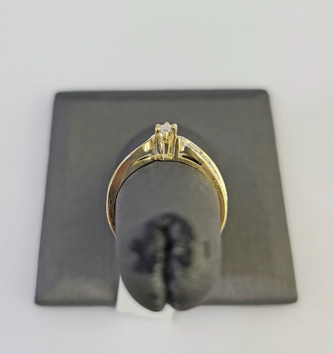 Real 10k Yellow Gold Ring Wedding Engagement Casual 10Kt Genuine Ring Sizes 6,7,8,9,10,11 & 12 - Image 7