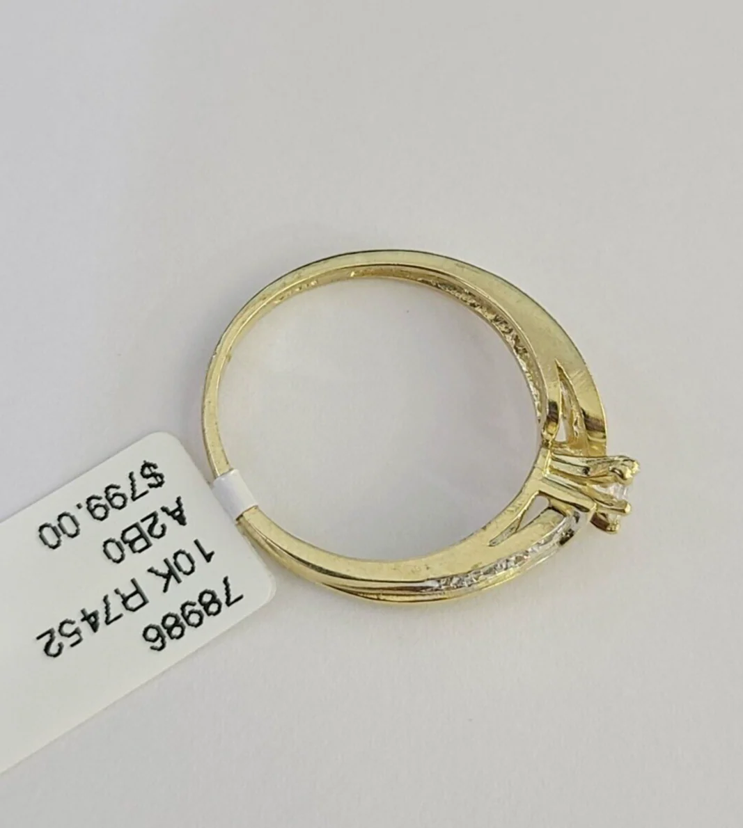 Real 10k Yellow Gold Ring Wedding Engagement Casual 10Kt Genuine Ring Sizes 6,7,8,9,10,11 & 12 - Image 8