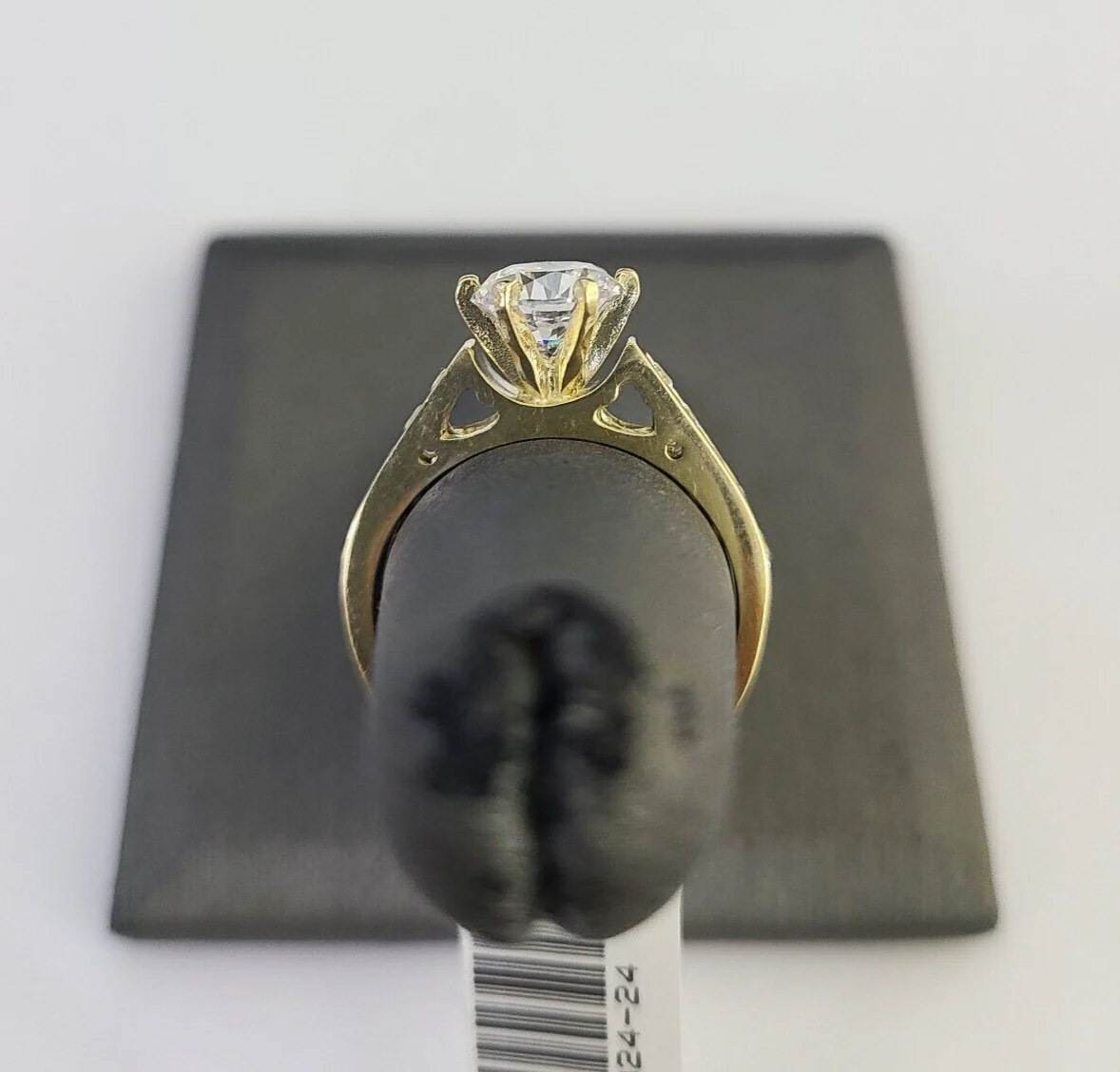 Real 10k Yellow Gold Ring Wedding Engagement Casual 10Kt Genuine Ring Sizes 6,7,8,9,10,11 & 12 - Image 5