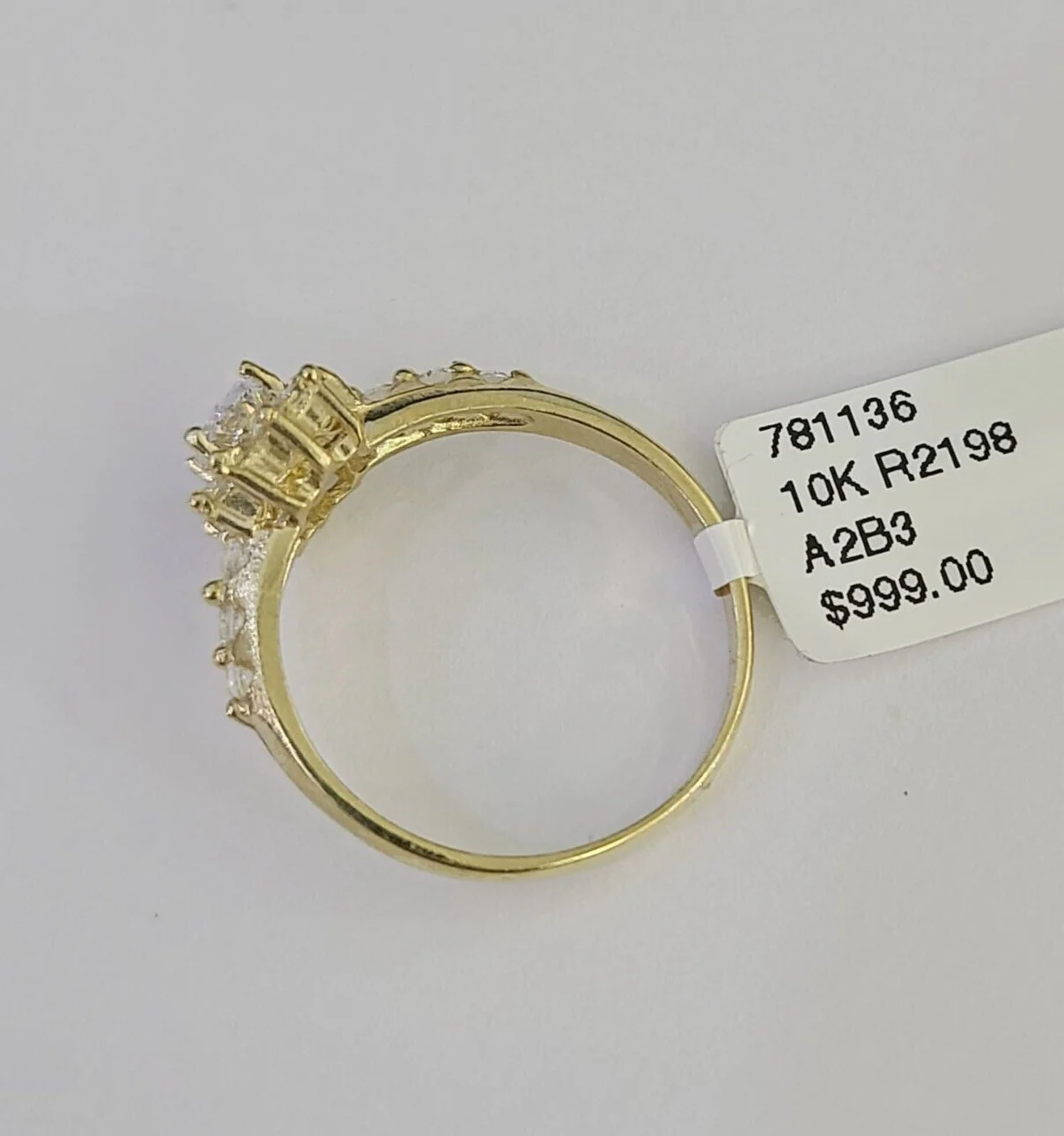 Real 10k Yellow Gold Ring Wedding Engagement Casual 10Kt Genuine Ring Sizes 6,7,8,9,10,11 & 12 - Image 3