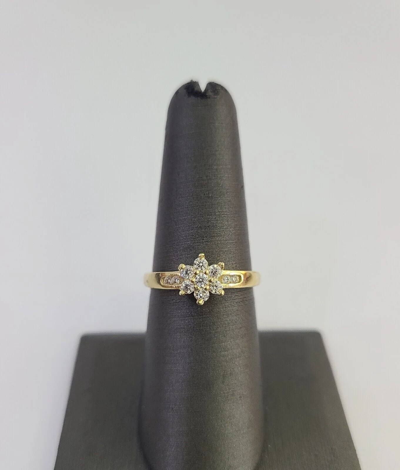 Real 10k Yellow Gold Ring Wedding Engagement Casual 10Kt Genuine Ring Sizes 6,7,8,9,10,11 & 12 - Image 2