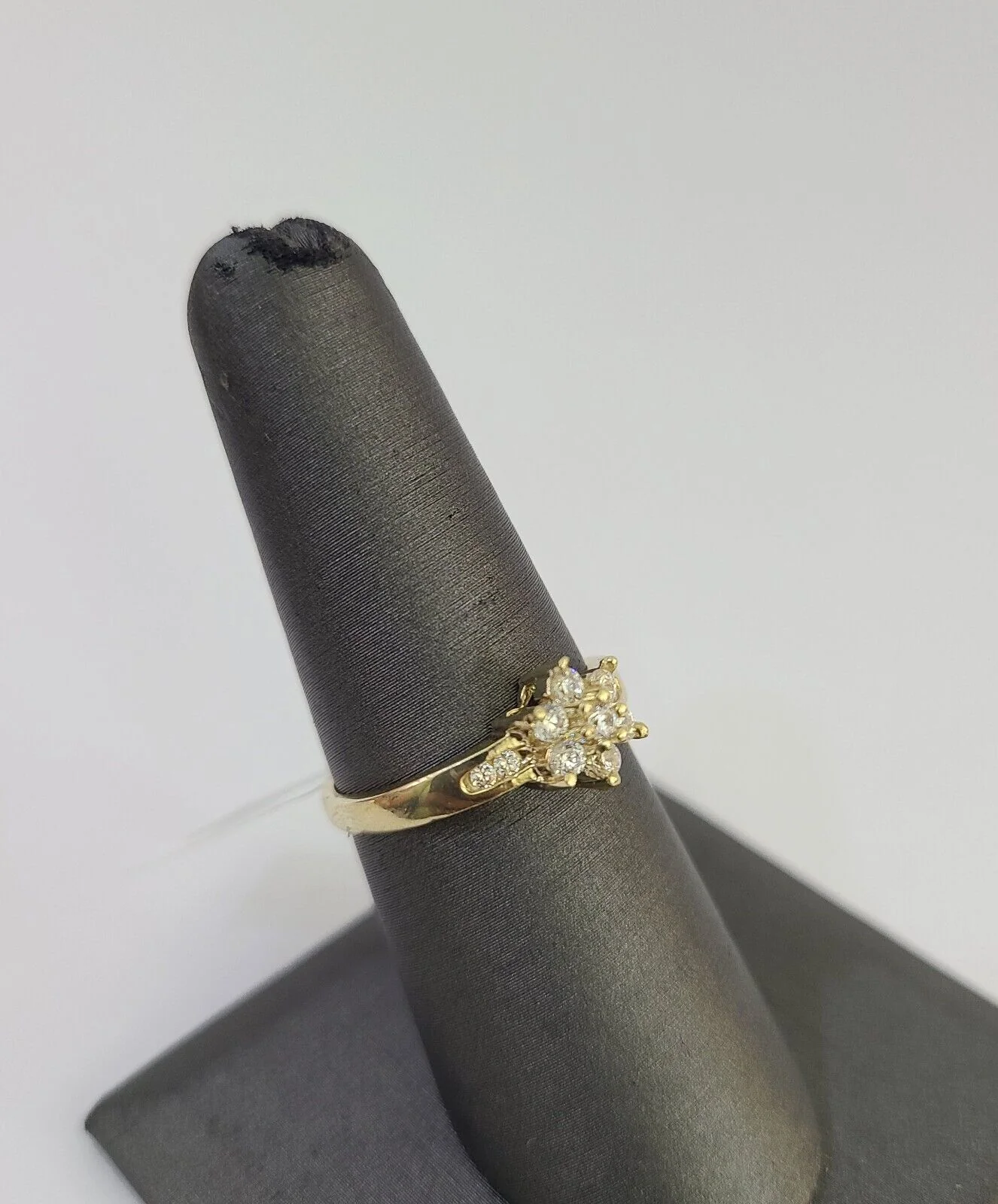Real 10k Yellow Gold Ring Wedding Engagement Casual 10Kt Genuine Ring Sizes 6,7,8,9,10,11 & 12 - Image 4