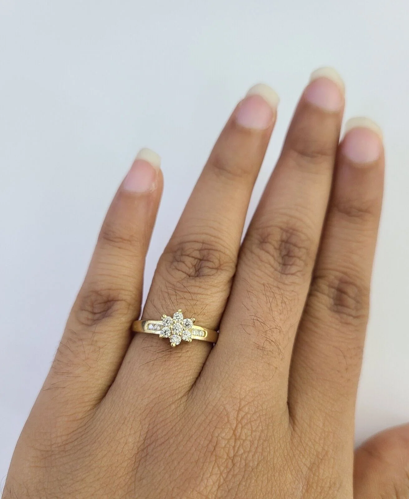 Real 10k Yellow Gold Ring Wedding Engagement Casual 10Kt Genuine Ring Sizes 6,7,8,9,10,11 & 12 - Image 5