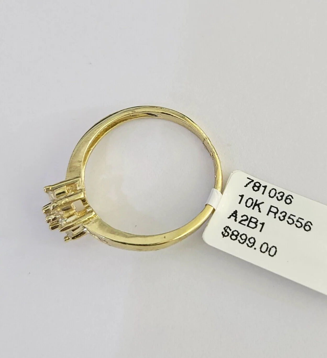 Real 10k Yellow Gold Ring Wedding Engagement Casual 10Kt Genuine Ring Sizes 6,7,8,9,10,11 & 12 - Image 6