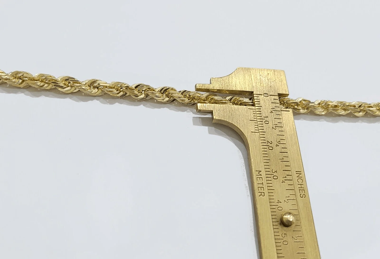 Real 10k Yellow Gold Rope Bracelet 9 Inch 5mm SOLID Diamond Cuts Men Women 10KT - Image 7
