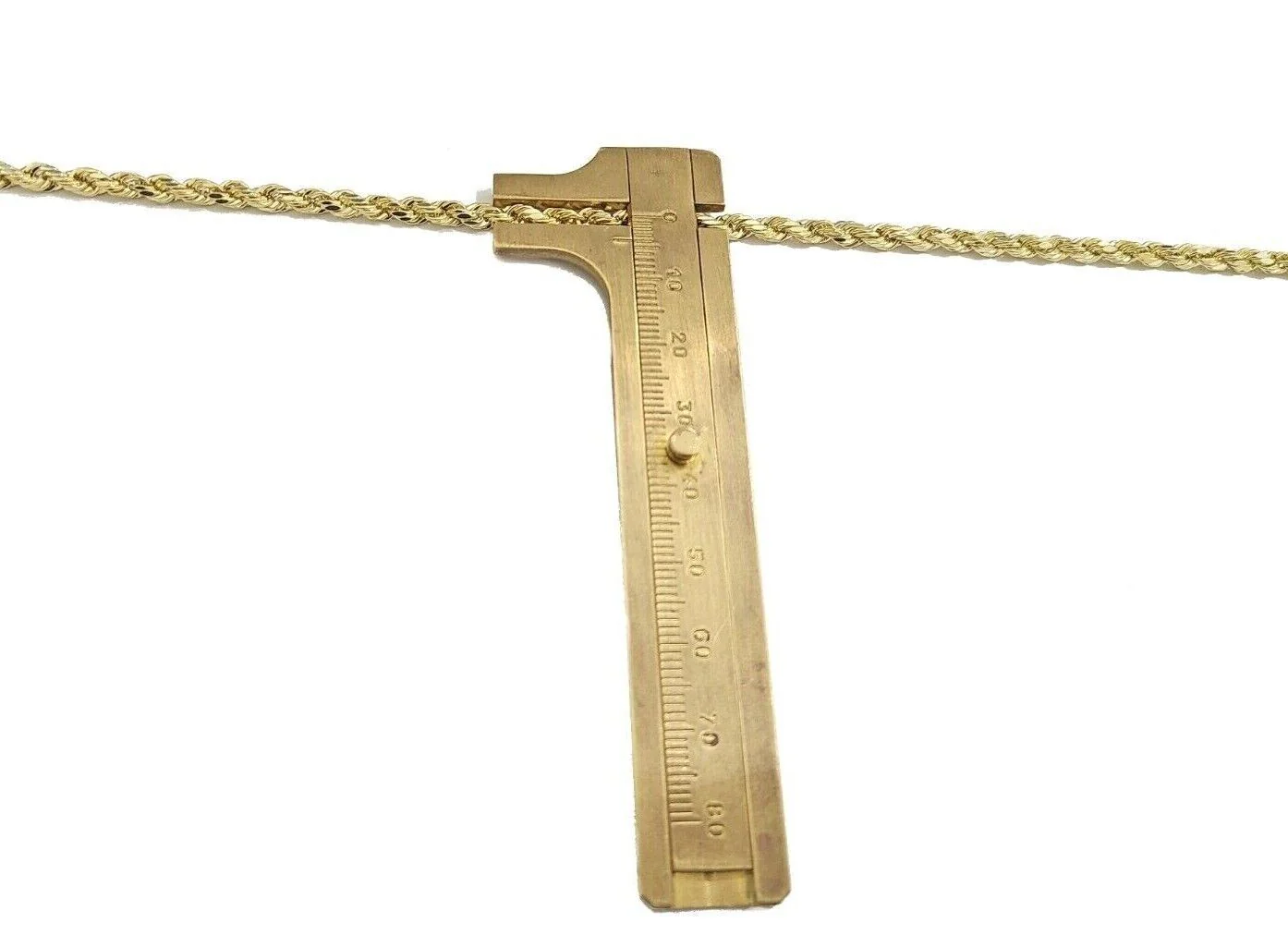 Real 10K Yellow Gold Rope Chain 3mm Necklace 18-30'' Inches Lobster Lock 10kt - Image 7