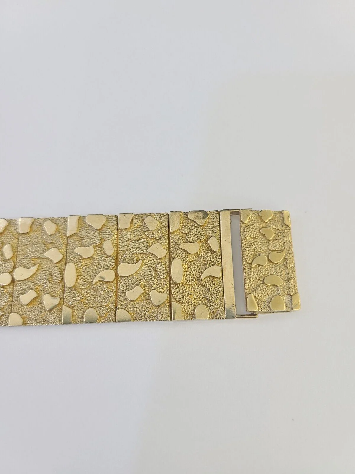 Real 10K Yellow Gold Watch Nugget Style For Men's Genuine 10kt Gold - Image 3