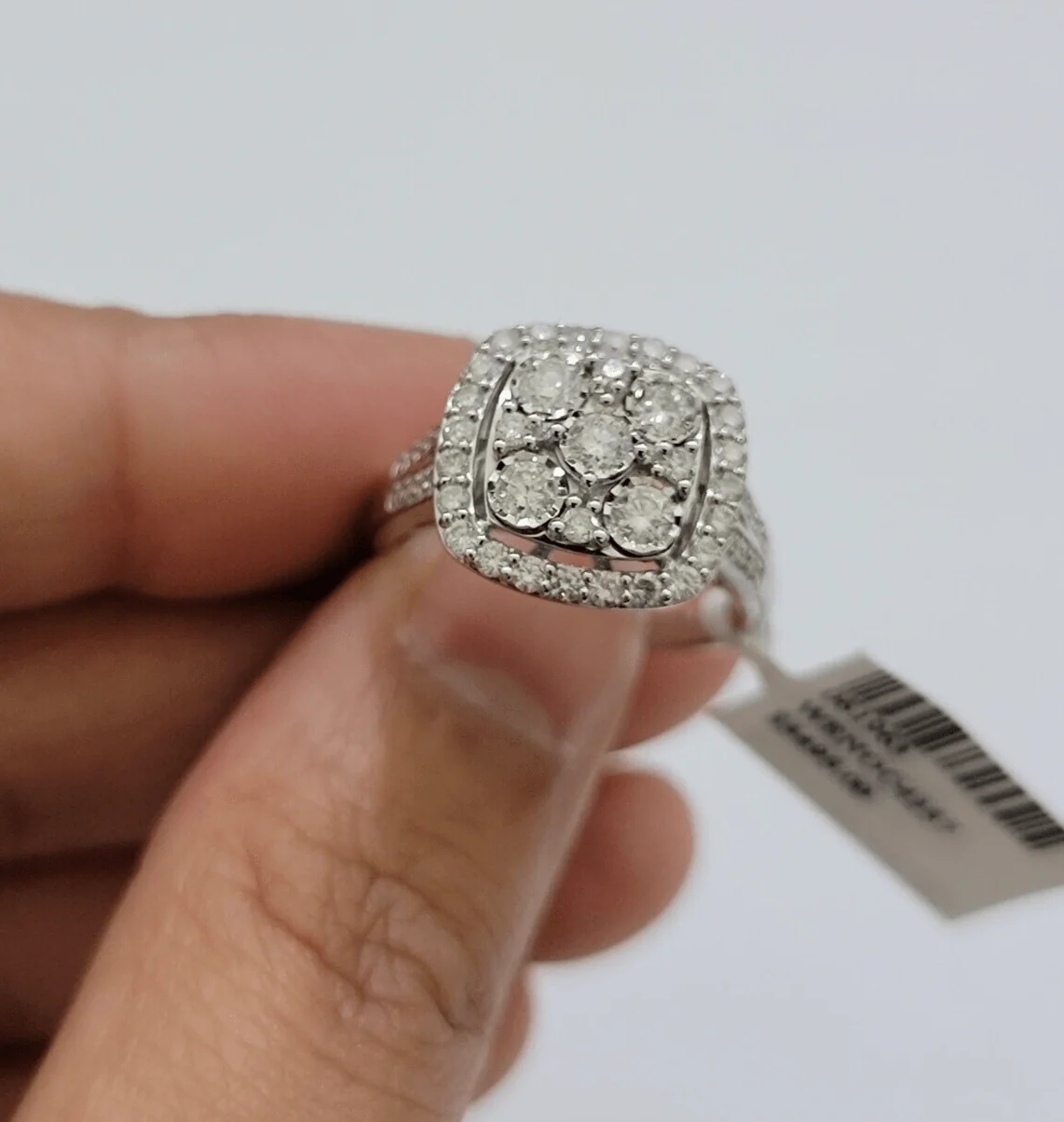 Real 10kt Gold 1CT Diamond Ring Women Band Natural Genuine Band Wedding 10k SALE - Image 2
