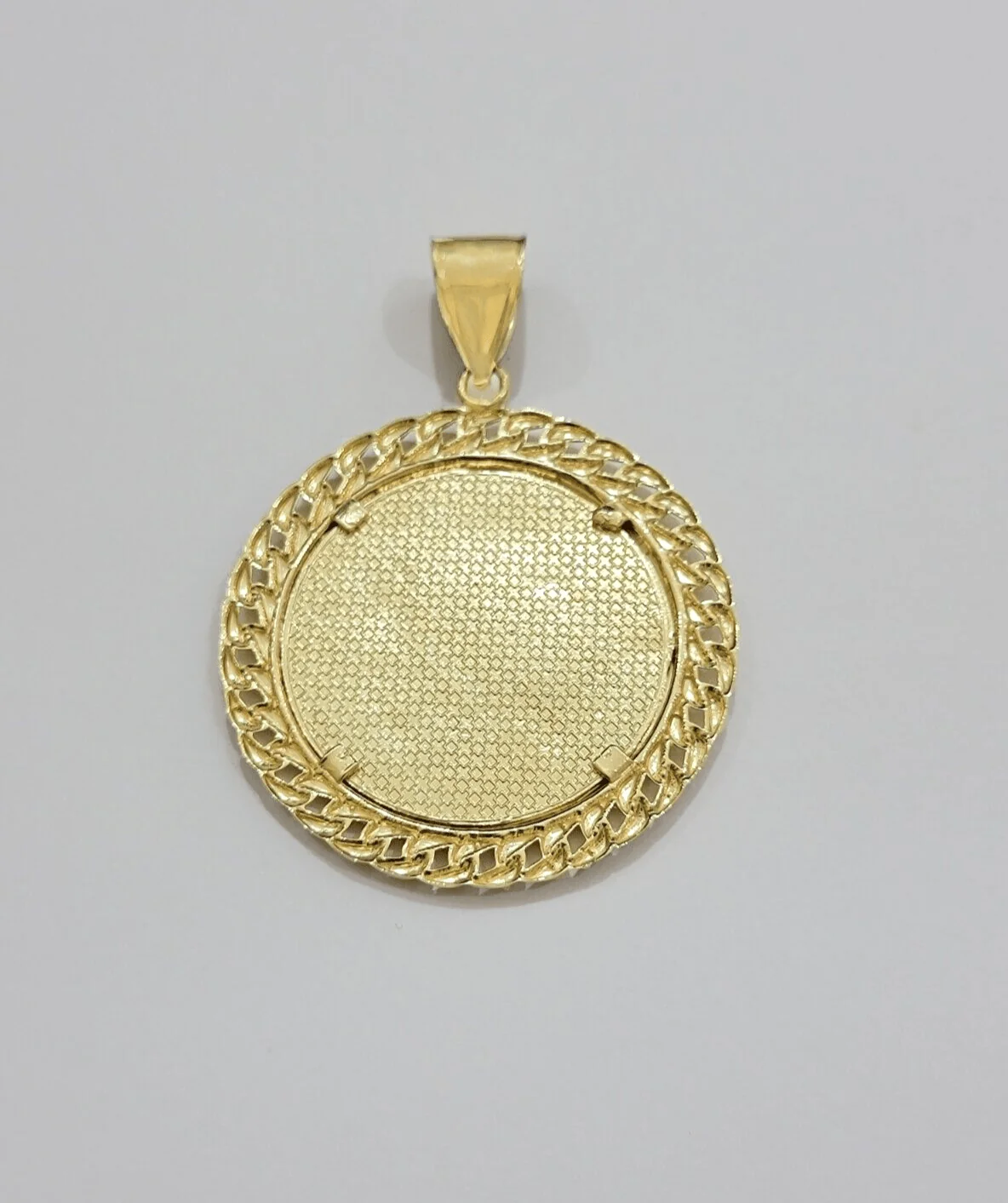 Real 10kt Last Supper Charm Pendant 10k Yellow Gold Chain Necklace 2 Inches SALE - Image 6