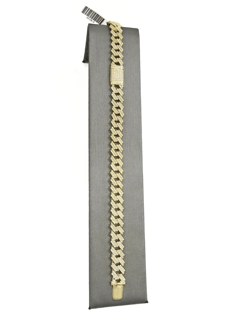 Real 10kt Solid Yellow Gold Miami Cuban Bracelet 10k Unisex 9 Inches 10mm - Image 2