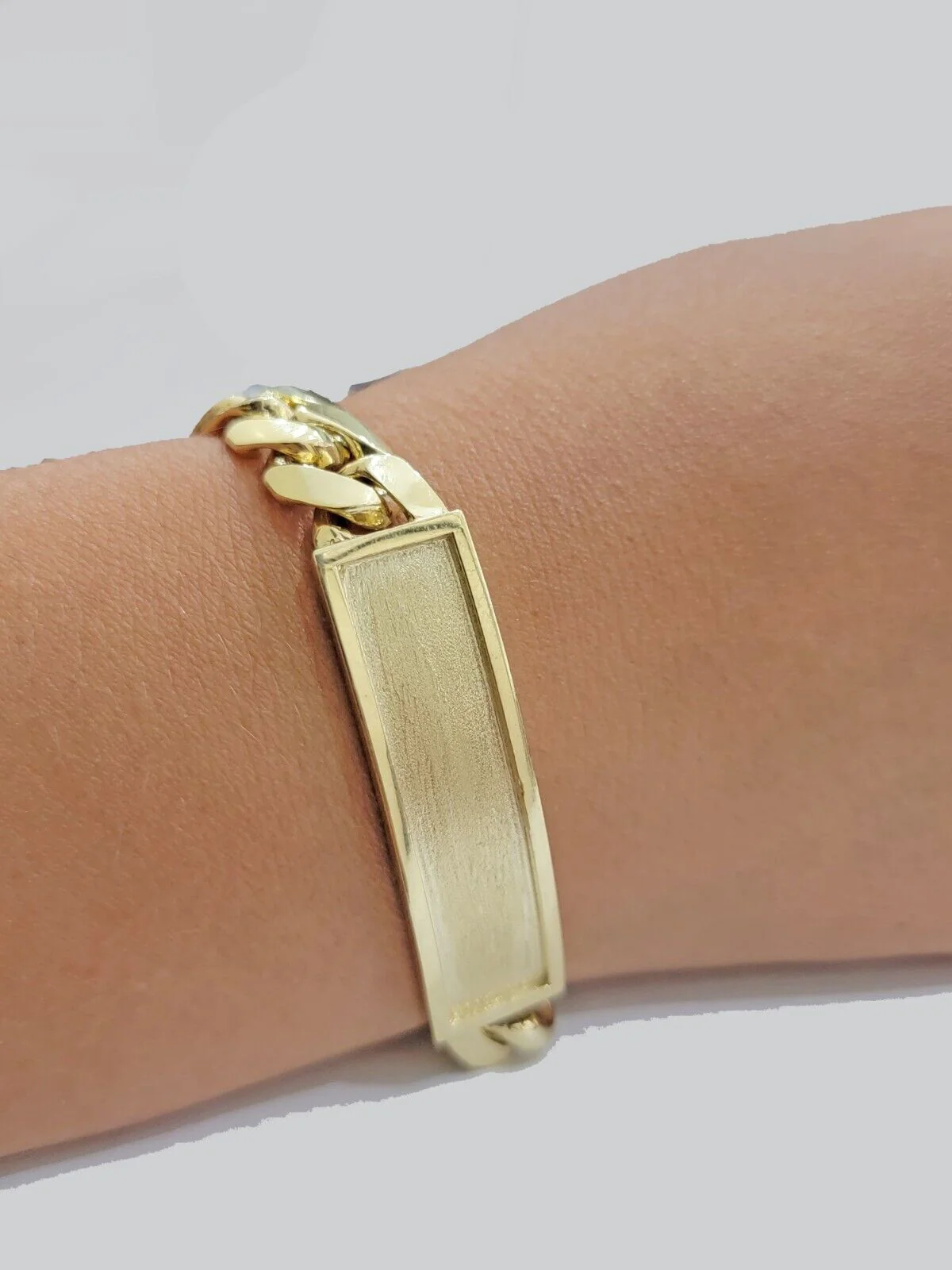 Real 10kt Yellow Gold Solid Miami Cuban Link Bracelet  Men's 8.5'' 11mm Box Lock - Image 4