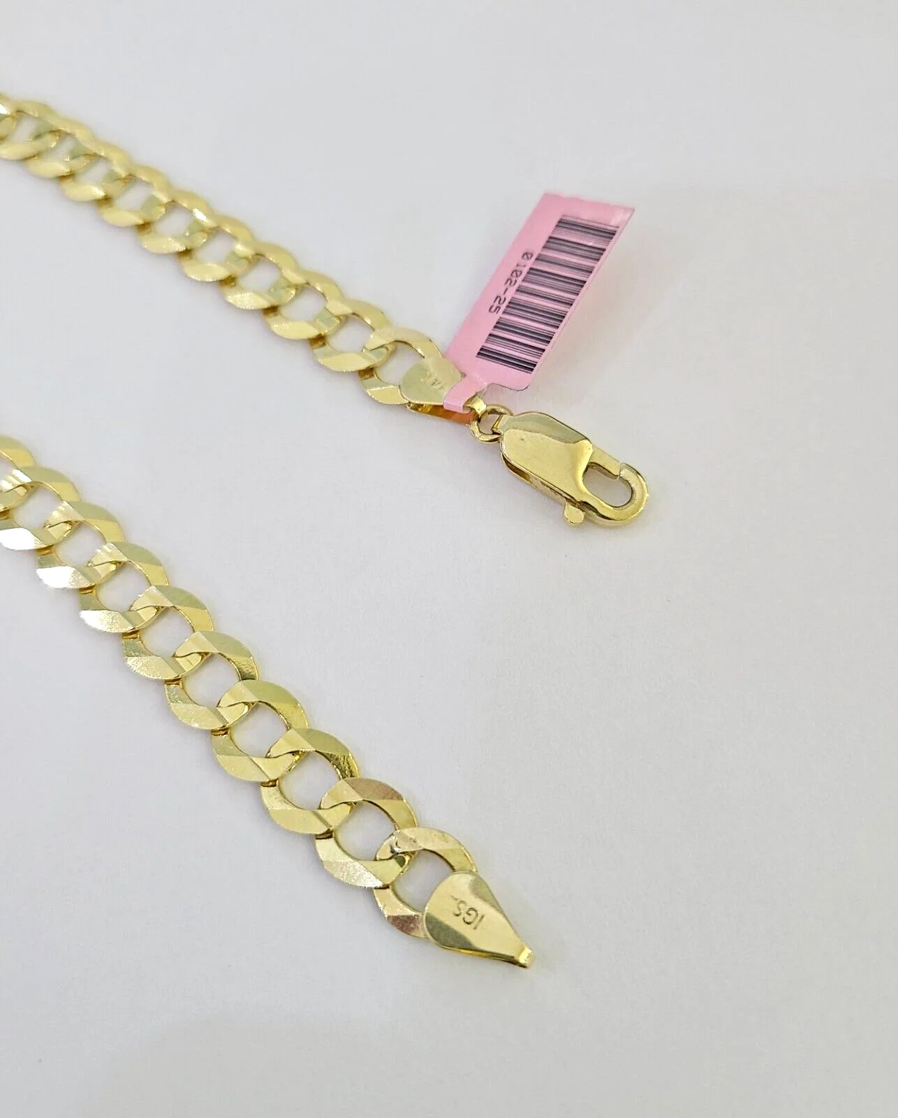 Real 14k Cuban Curb Bracelet 8mm 9Inch Solid Yellow Gold 14KT - Image 4