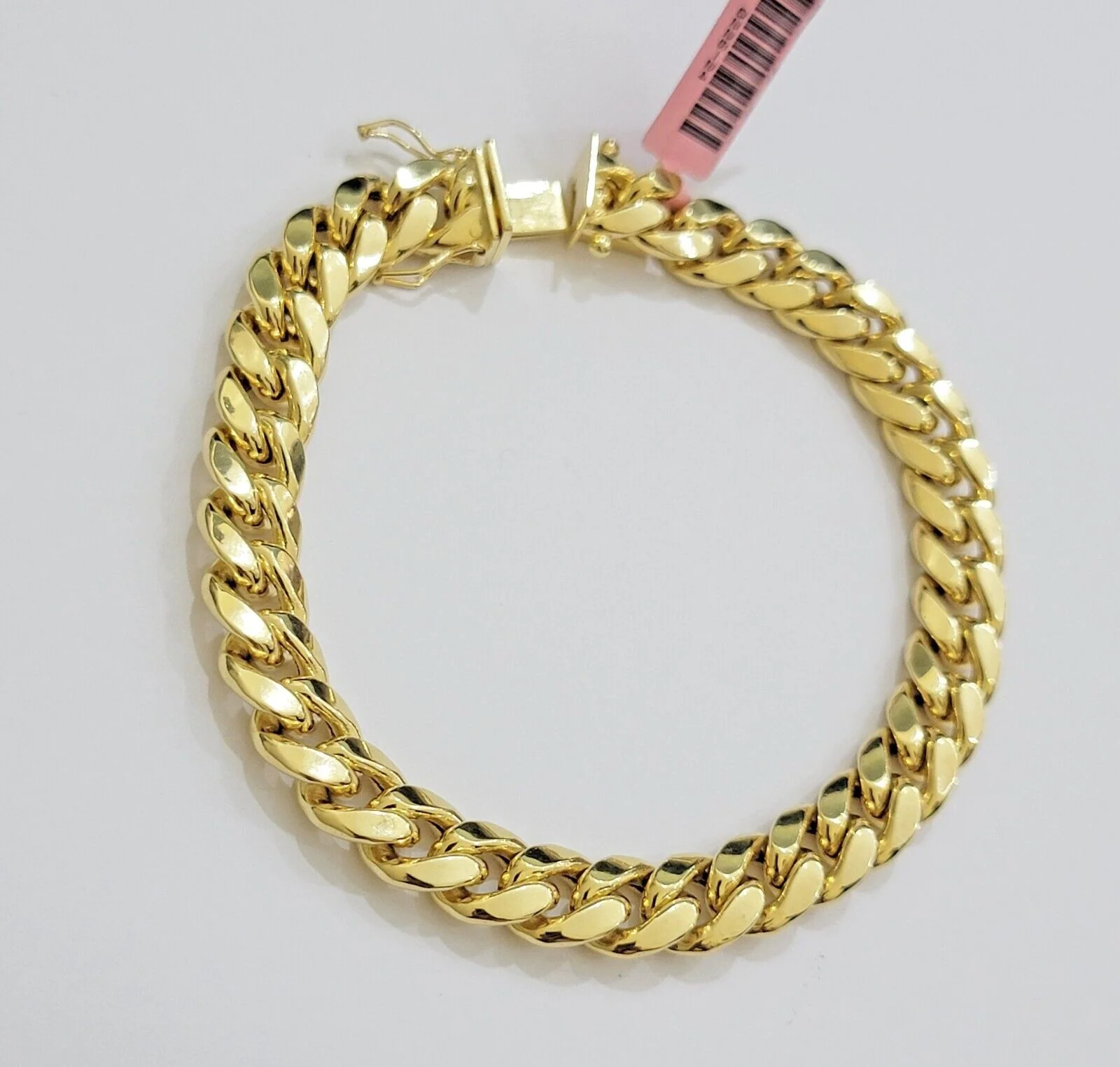 Real 14k Gold Bracelet 9mm Miami Cuban Link 7.5'' inch Men's 14kt Yellow Gold - Image 8