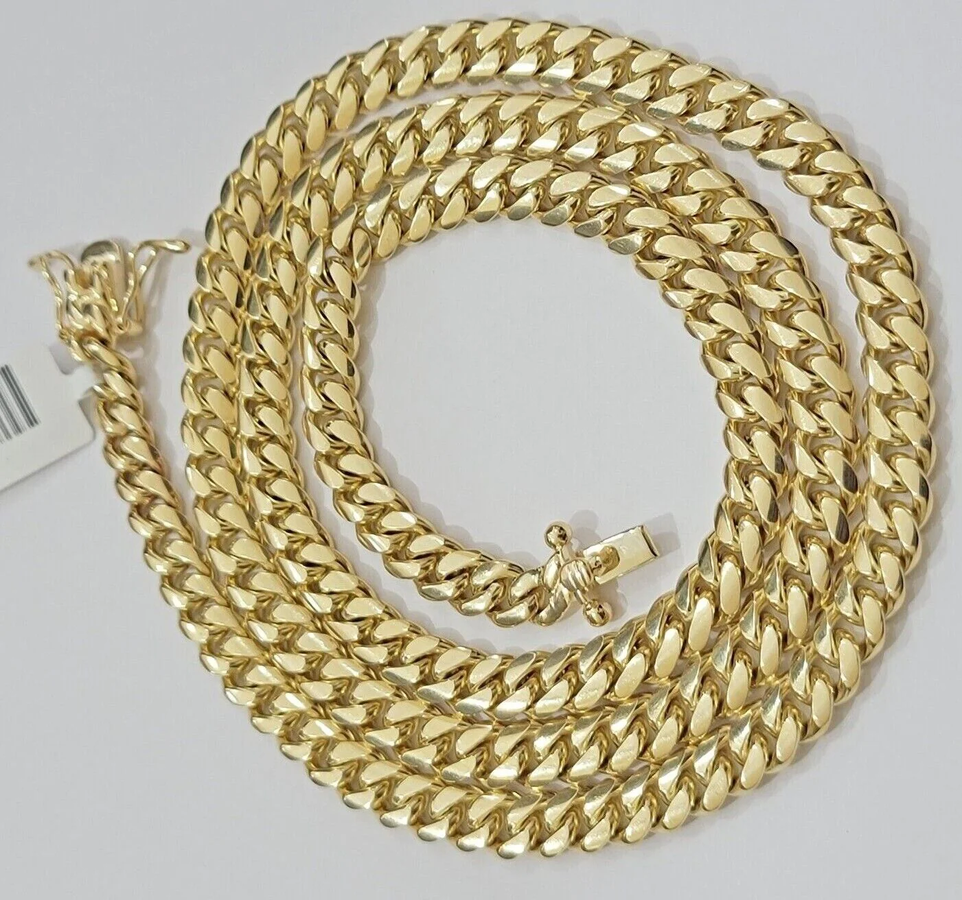 Real 14k Gold Chain 6mm Miami Cuban Link 20" 22" 24" 26" 28 Inch Necklace SOLID - Image 4