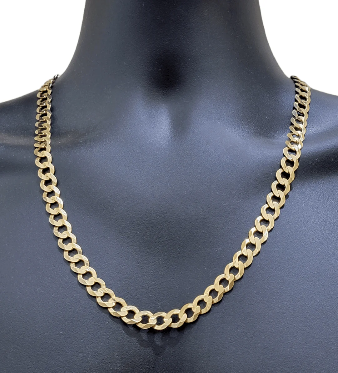 Real 14k Gold Chain Cuban Curb Link 9mm 18 in - 30 Inch Mens Solid 14kt Yellow - Image 13