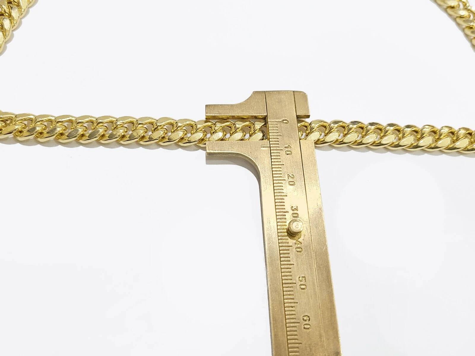 REAL 14k Gold Miami Cuban Link 26" Mens Necklace 9mm Box Clasp 14 KT Yellow Gold - Image 3