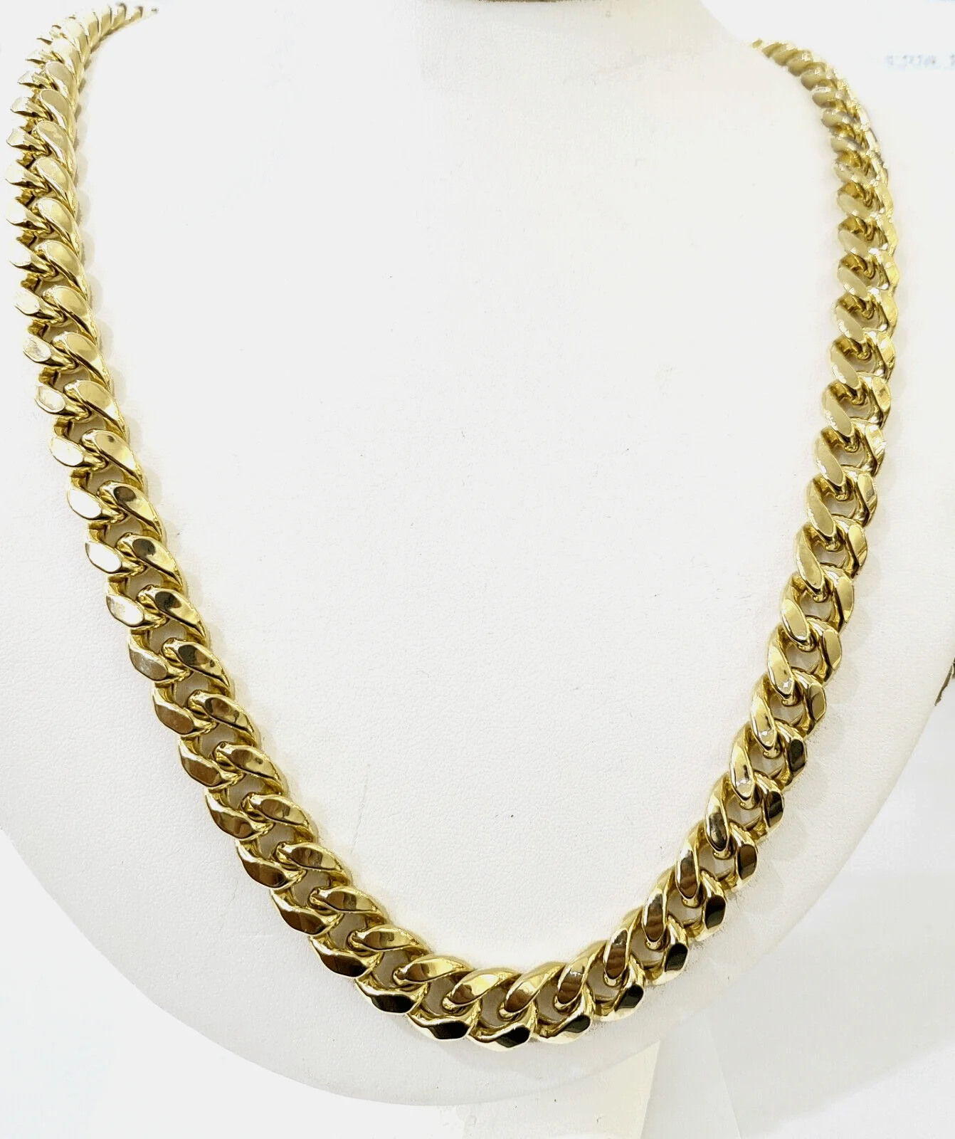Real 14k Gold Miami Cuban Link Chain Necklace 11mm 26 inches Box lock 14kt - Image 5