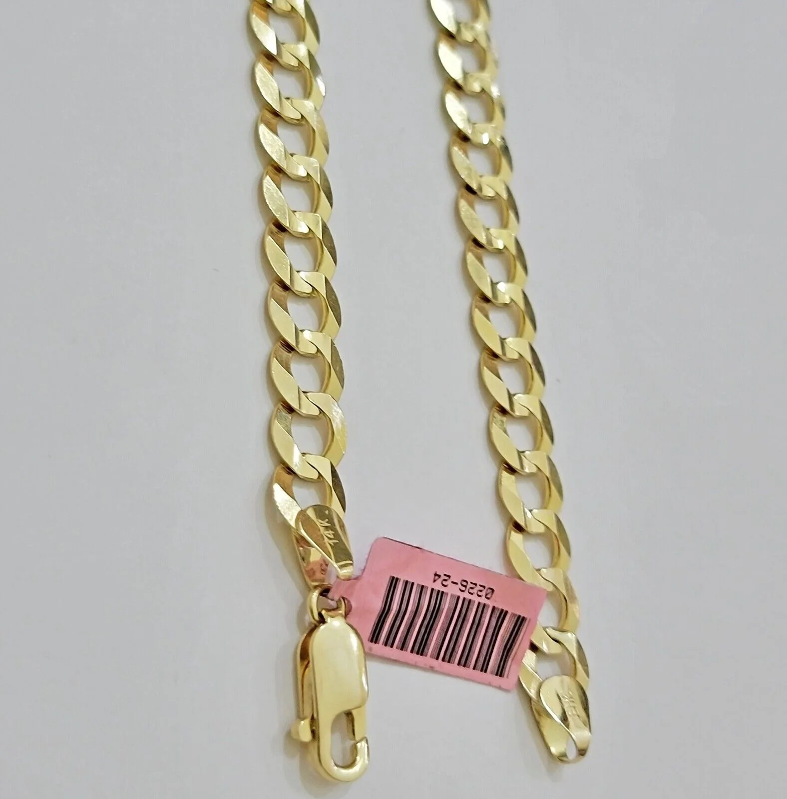 REAL 14k Gold Necklace Cuban Curb Link Chain Mens 10mm 20" - 30 Inch SOLID 14kt - Image 6