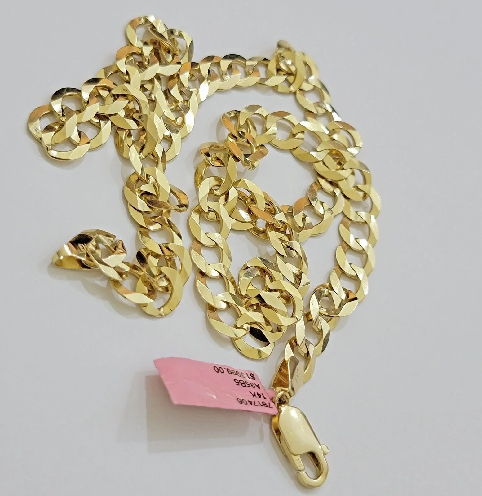 REAL 14k Gold Necklace Cuban Curb Link Chain Mens 10mm 20" - 30 Inch SOLID 14kt - Image 7