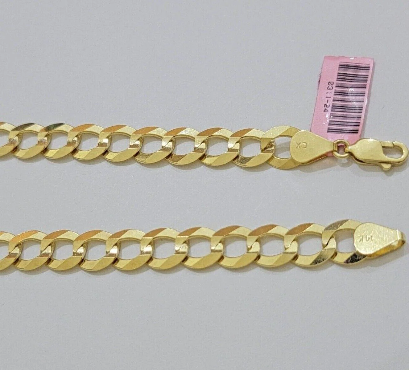 REAL 14k Gold Necklace Cuban Curb Link Chain Mens 11mm 22" - 28 Inch SOLID 14kt - Image 7