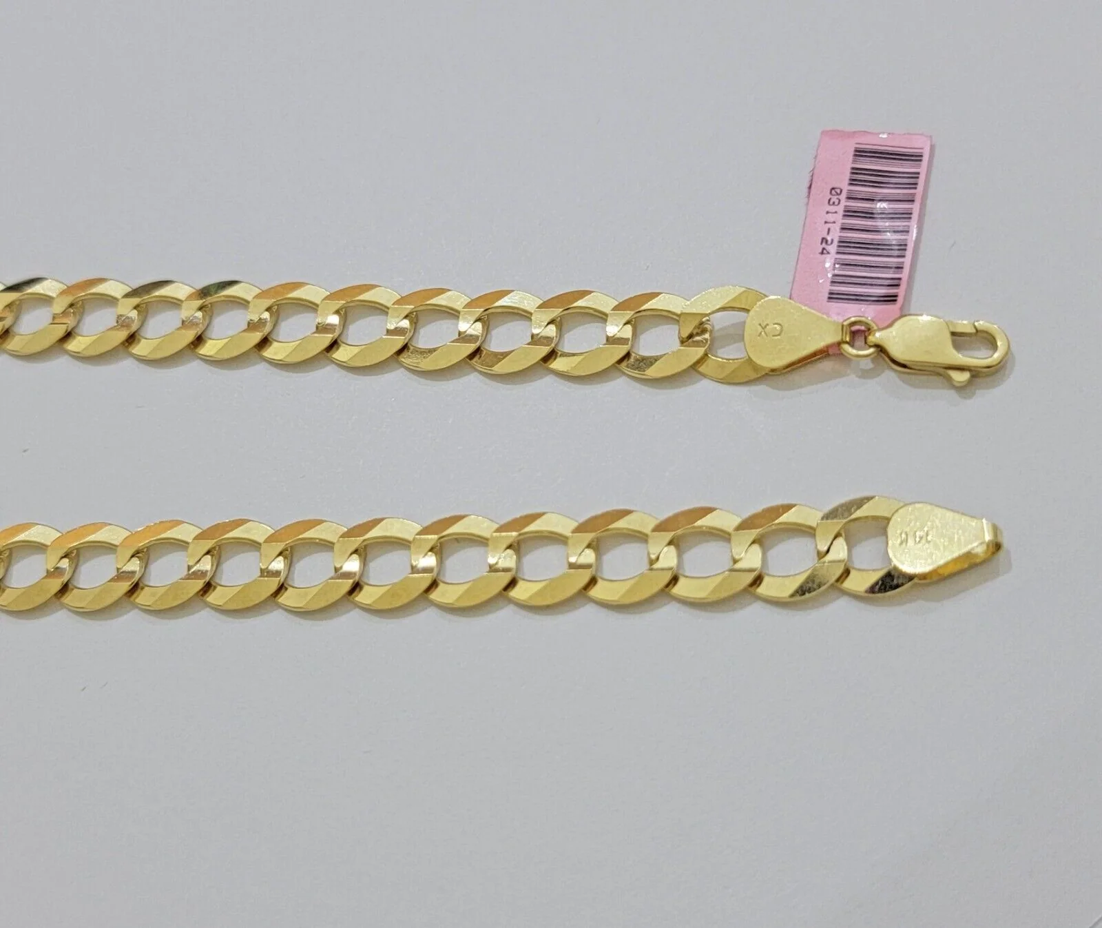 Real 14k Gold Necklace Cuban Curb Link Chain Mens 9mm-11mm 18-30 Inch SOLID 14kt - Image 6