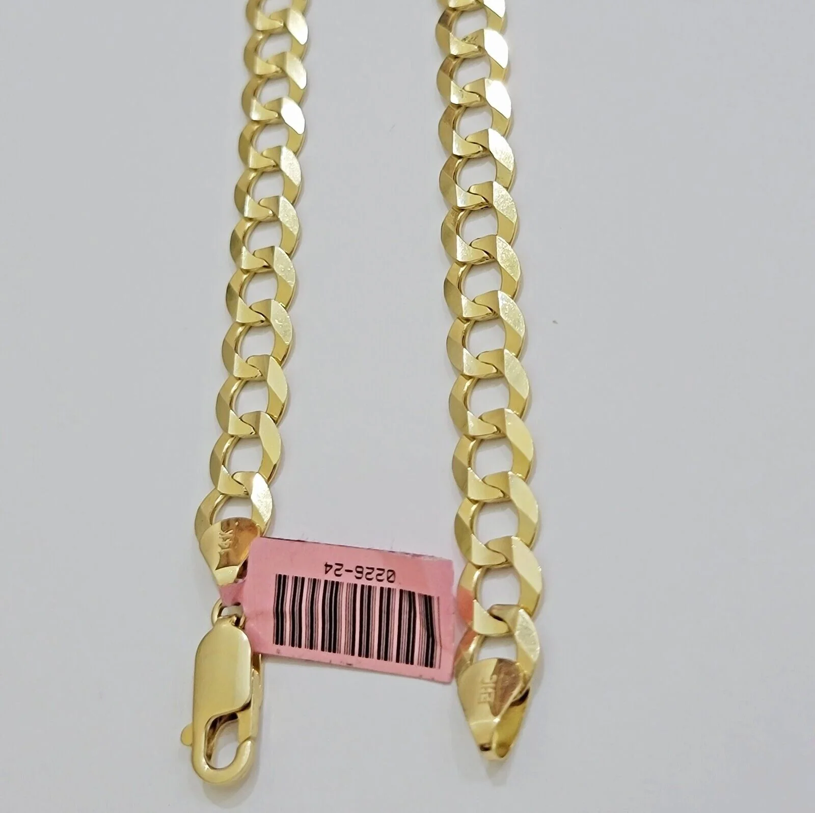 REAL 14k Gold Necklace Cuban Curb Link Chain Mens 9mm 20" - 30 Inch SOLID 14kt - Image 10