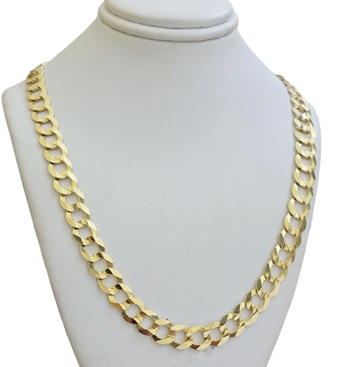 REAL 14k Gold Necklace Cuban Curb Link Chain Mens 9mm 20" - 30 Inch SOLID 14kt - Image 11