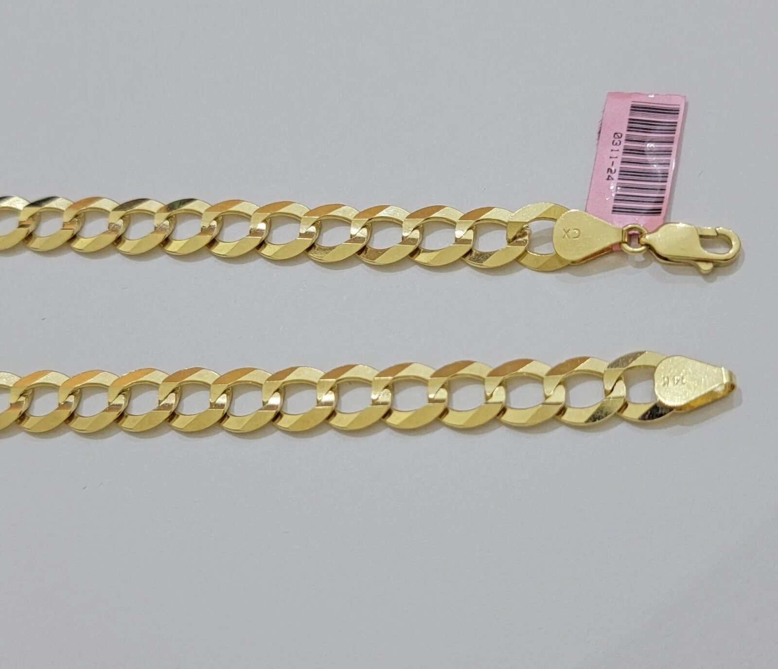 REAL 14k Gold Necklace Cuban Curb Link Chain Mens 9mm 20" - 30 Inch SOLID 14kt - Image 9