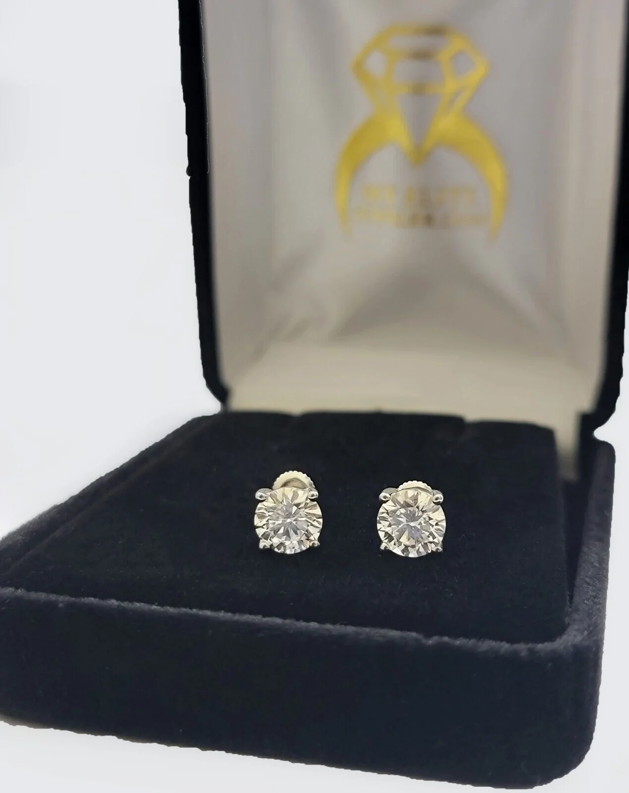 REAL 14k gold VS 1CT diamond Lab Created earring - Image 9