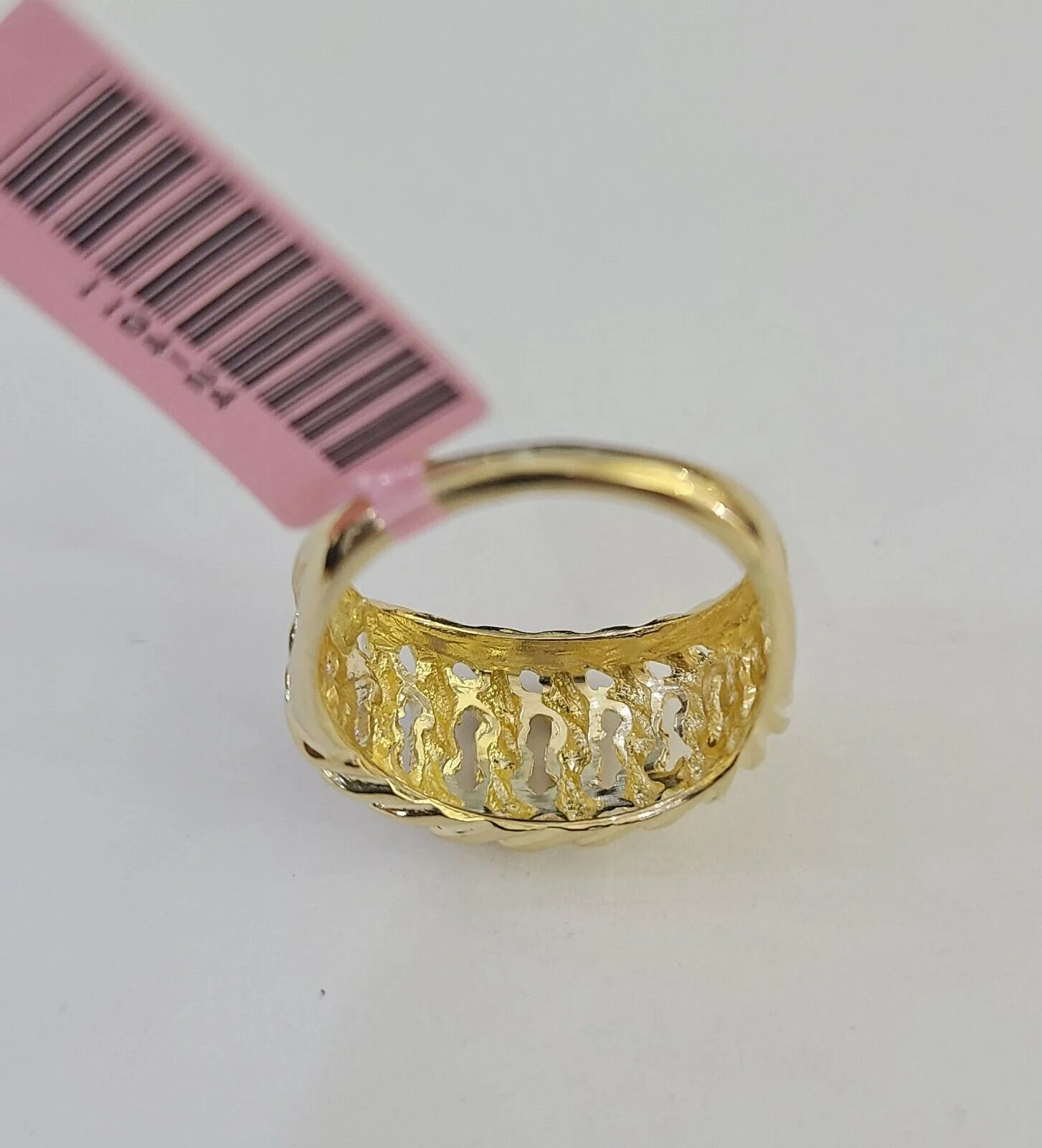 Real 14k Princesa Ring Yellow Gold Casual Ring 14kt Genuine Mens All Sizes - Image 4