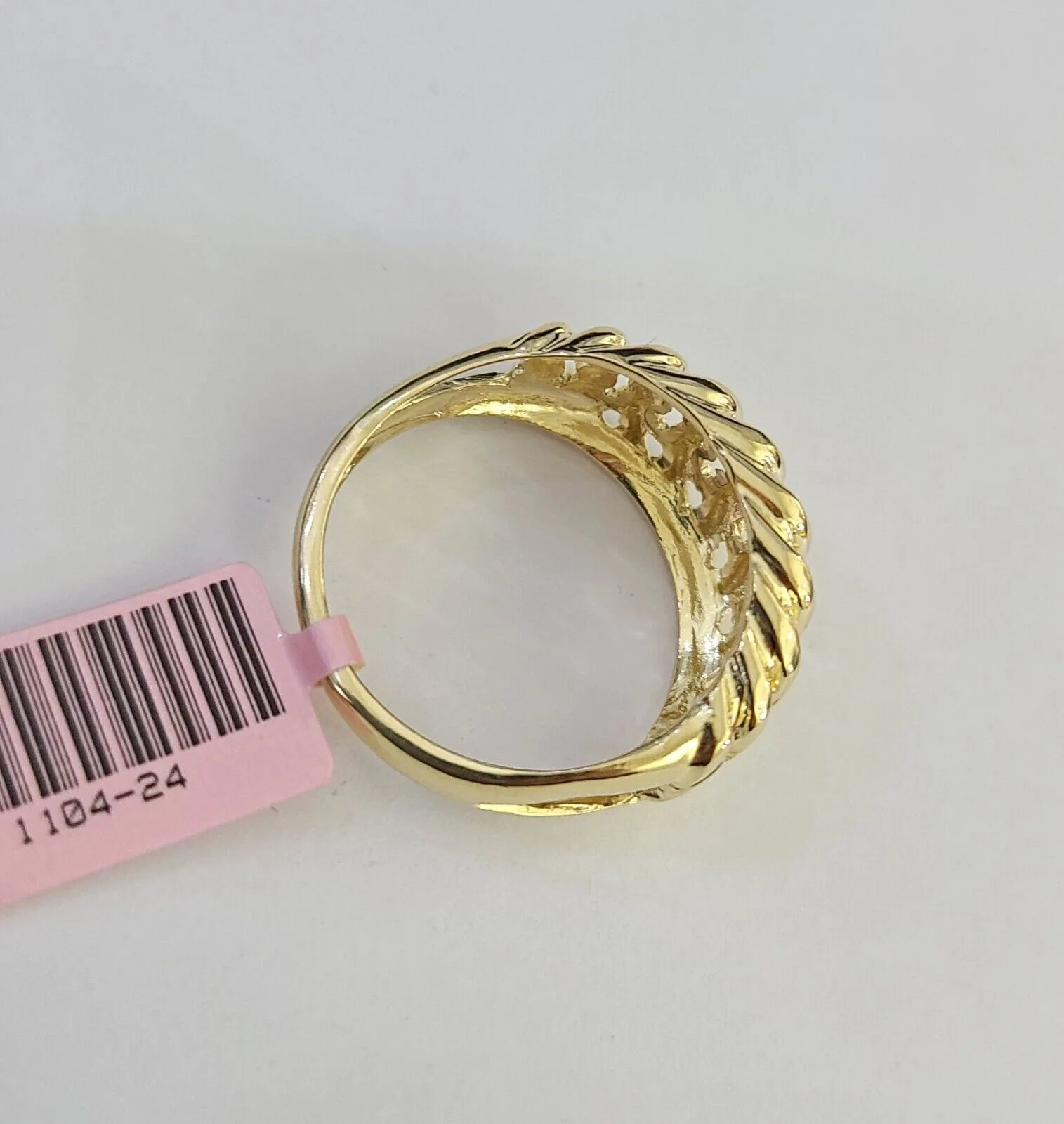 Real 14k Princesa Ring Yellow Gold Casual Ring 14kt Genuine Mens All Sizes - Image 6