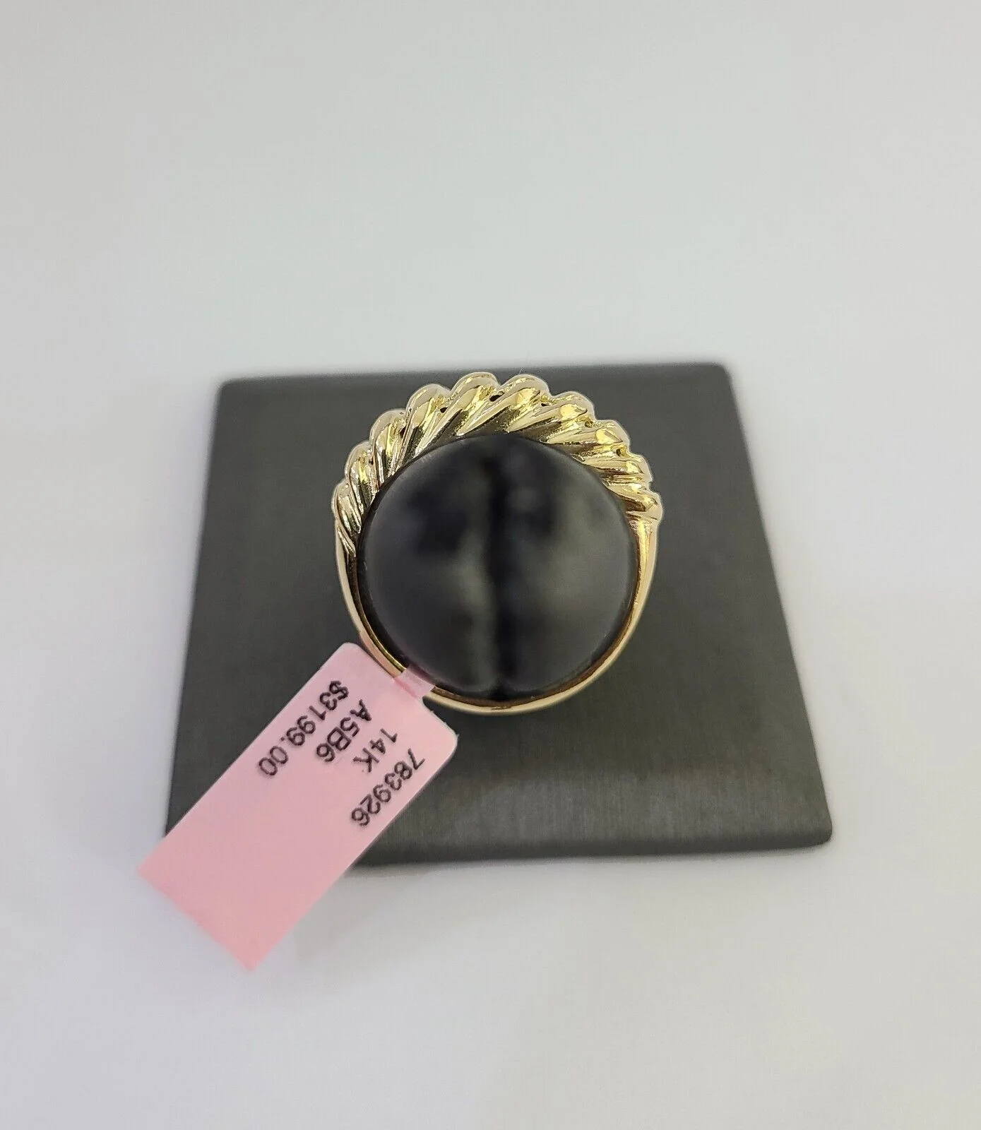 Real 14k Princesa Ring Yellow Gold Casual Ring 14kt Genuine Mens All Sizes - Image 8
