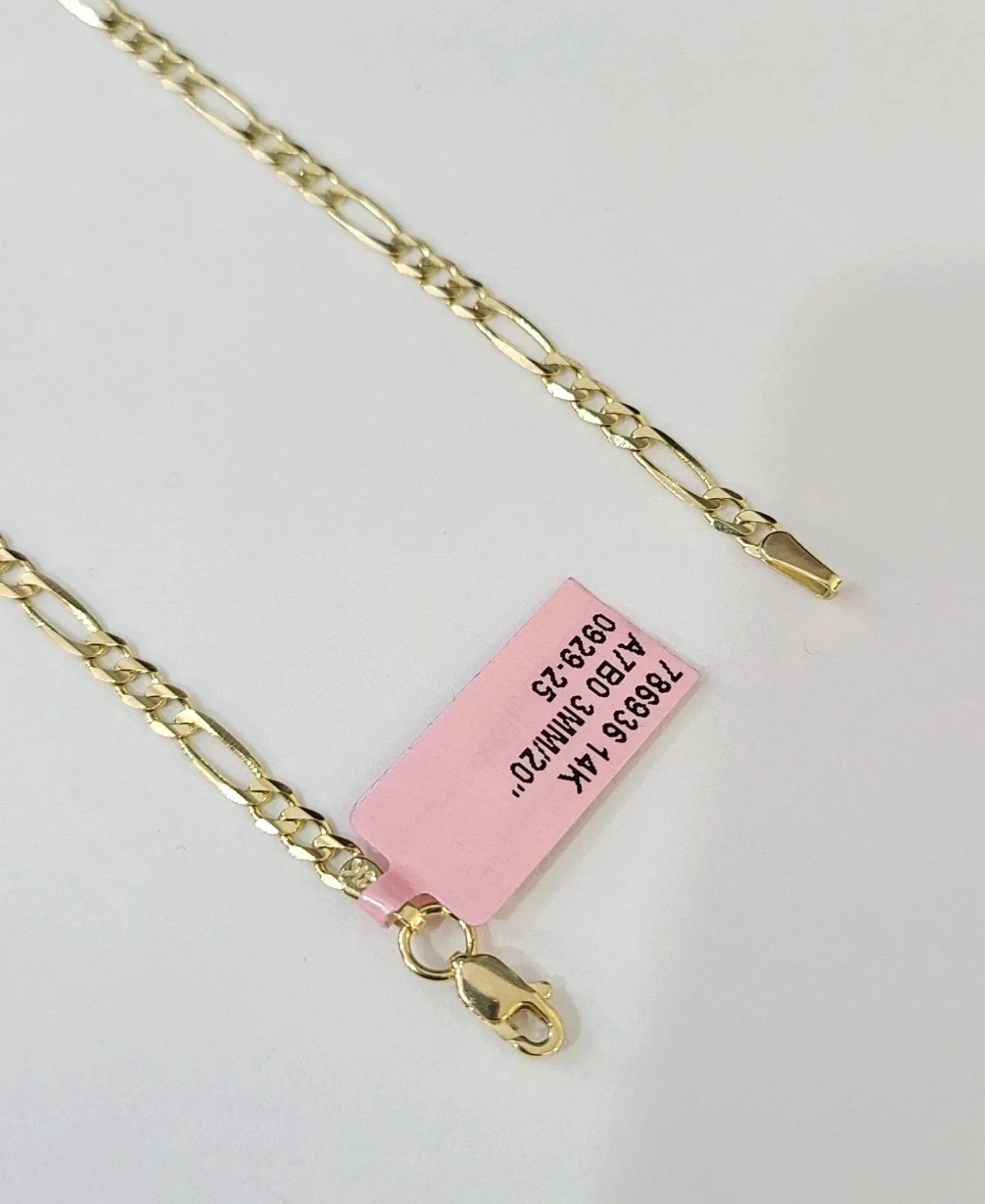 Real 14k Solid Gold Chain Figaro Link Necklace 3mm 18"-28" Men Women 14kt - Image 3