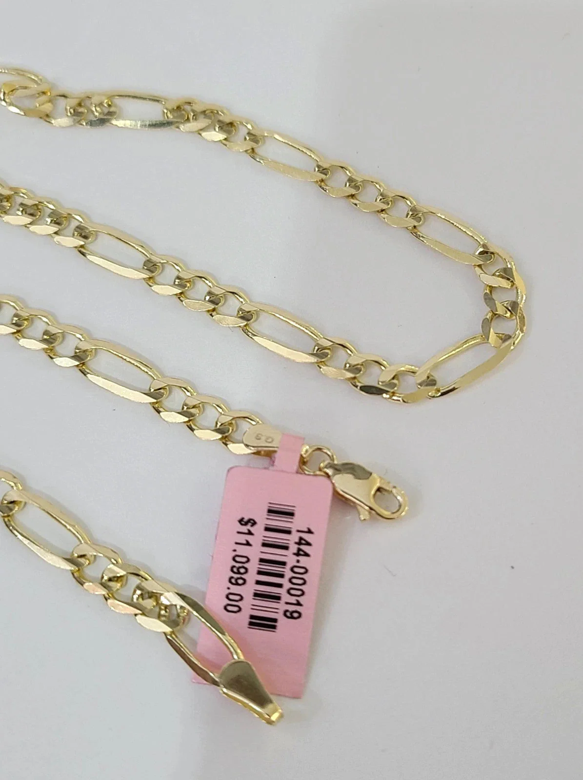 Real 14k Solid Gold Chain Figaro Link Necklace 5mm 18"-28" Men Women 14kt - Image 3