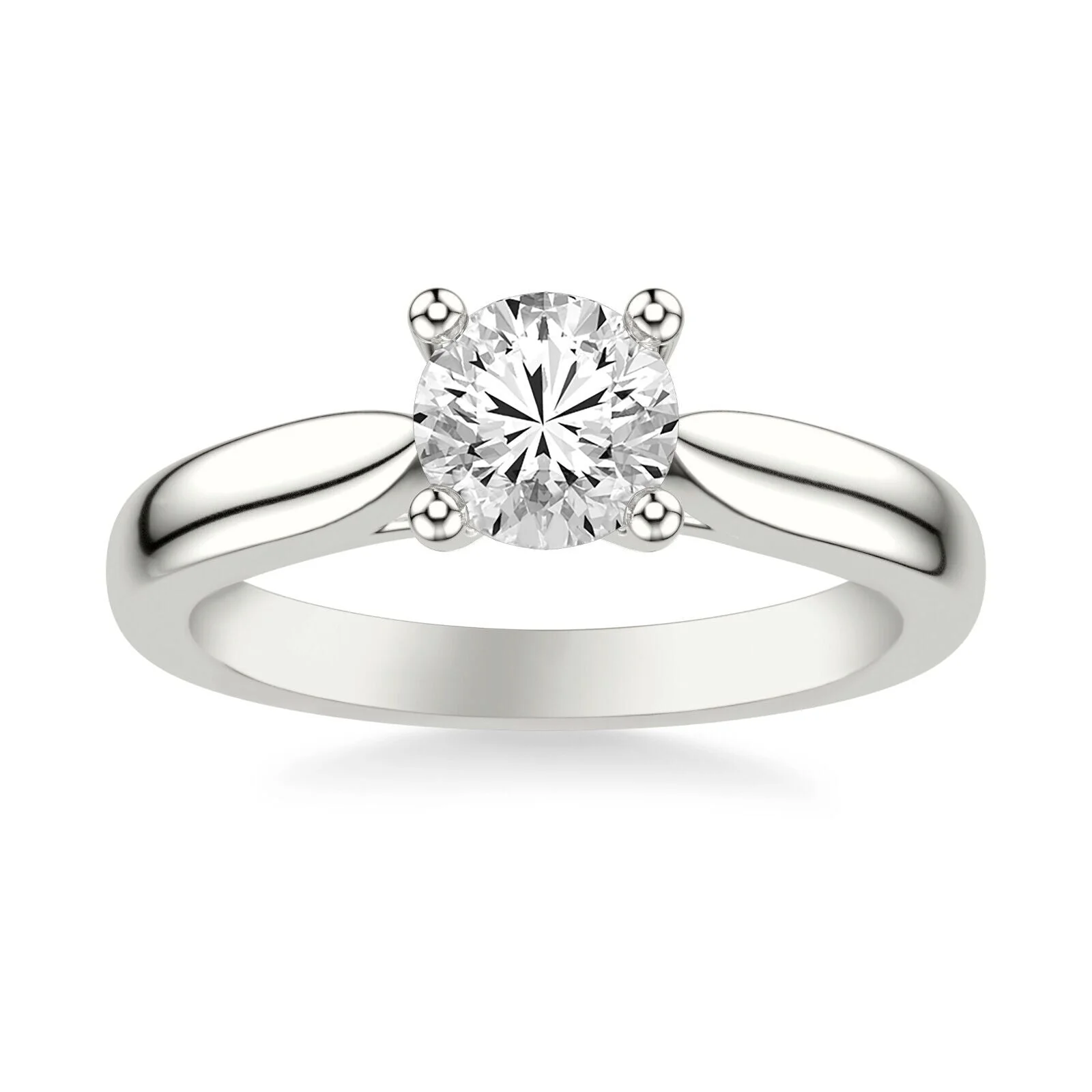 Real 14k White Gold IGI Certified 0.75CT Lab Created Diamond Ring Round VS Ring Sizes 6,7,8,9,10,11 & 12 - Image 2