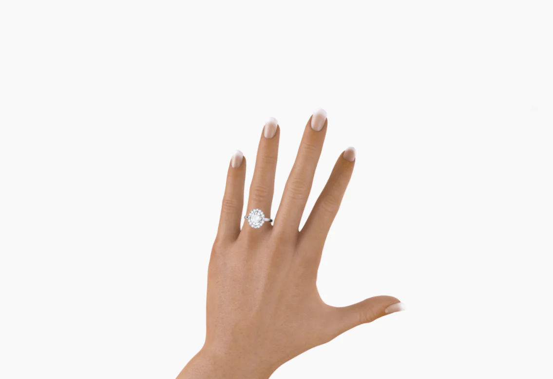 Real 14k White Gold IGI Certified 1.25CT Lab Created VS Diamond Ring Oval Shaped Ring Sizes 6,7,8,9,10,11 & 12 - Image 3